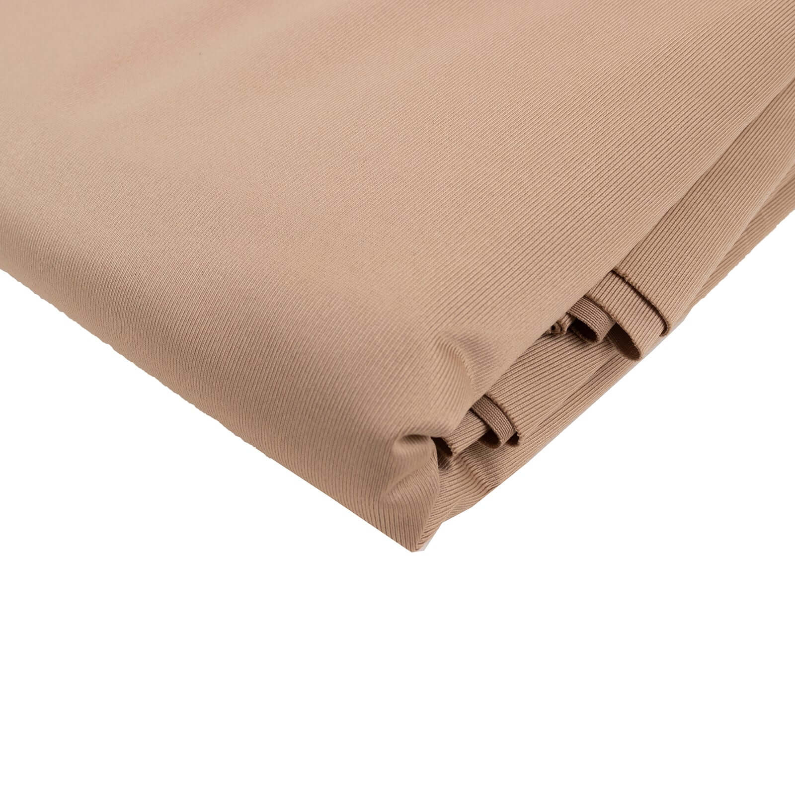 Exclusive Nude Scuba Polyester Fabric Roll - 60x10 Yards, Wrinkle-Free for DIY