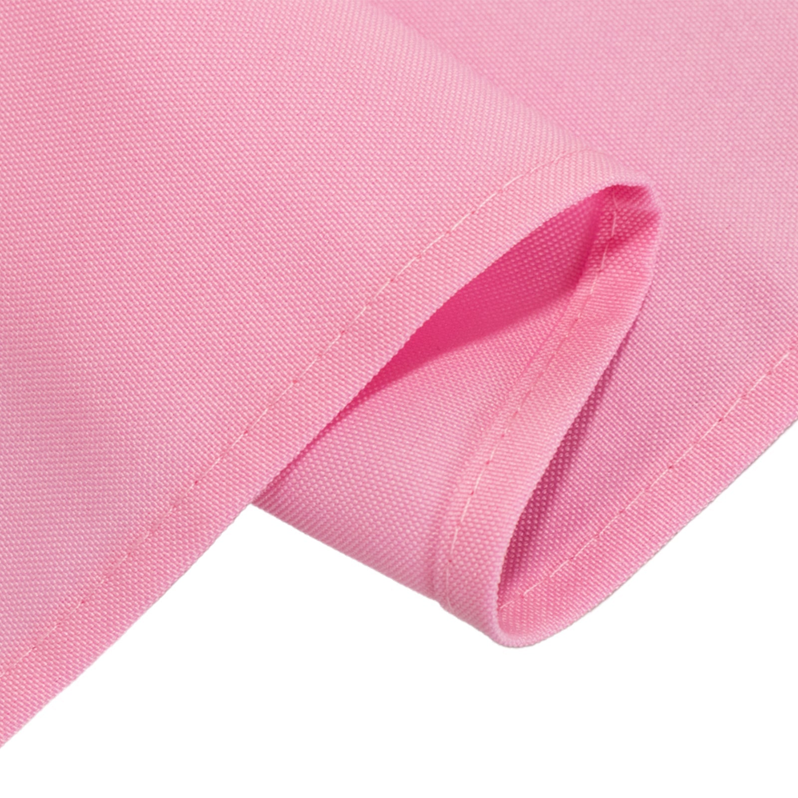 Hot Sale! Seamless 220GSM Stain-Resistant Pink Premium Polyester Rectangle Tablecloth 90x132