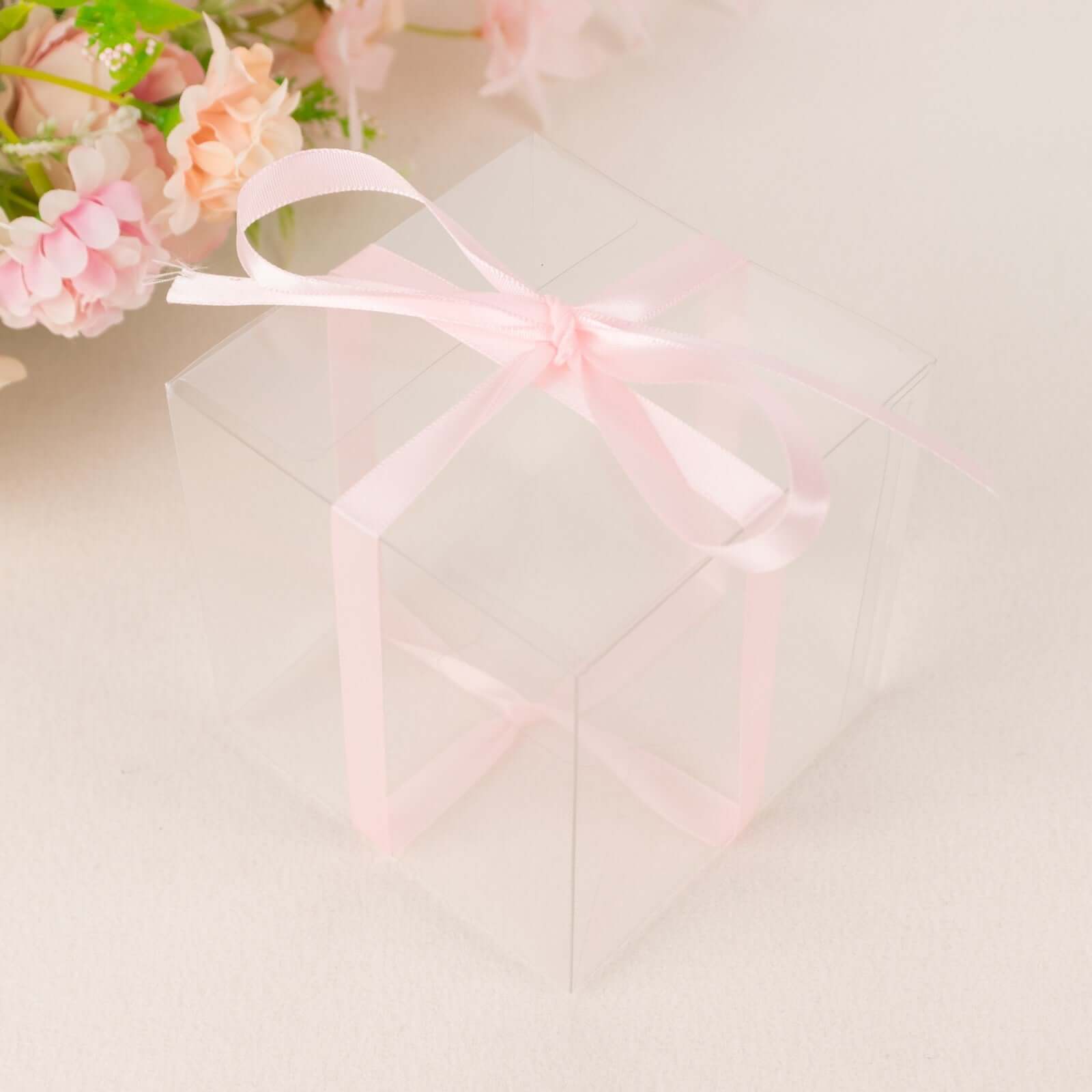 Limited Offer! 100 Yards 3/8-Inch Blush Single-Sided Decorative Satin Ribbon