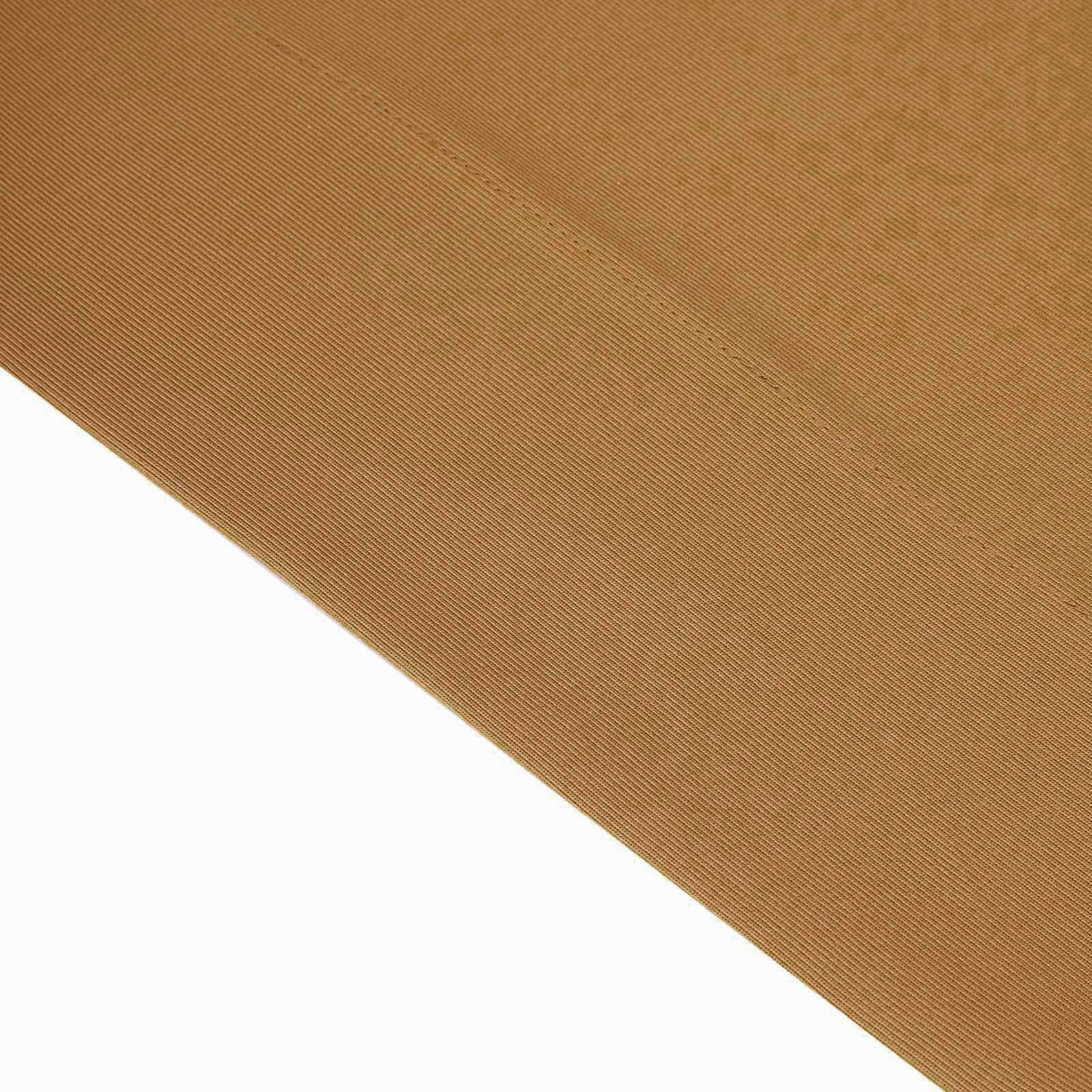 Hot Sale! 2 Pack 10ftx10ft Gold Scuba Polyester Flame - Resistant Wrinkle - Free Event Backdrop Curtains