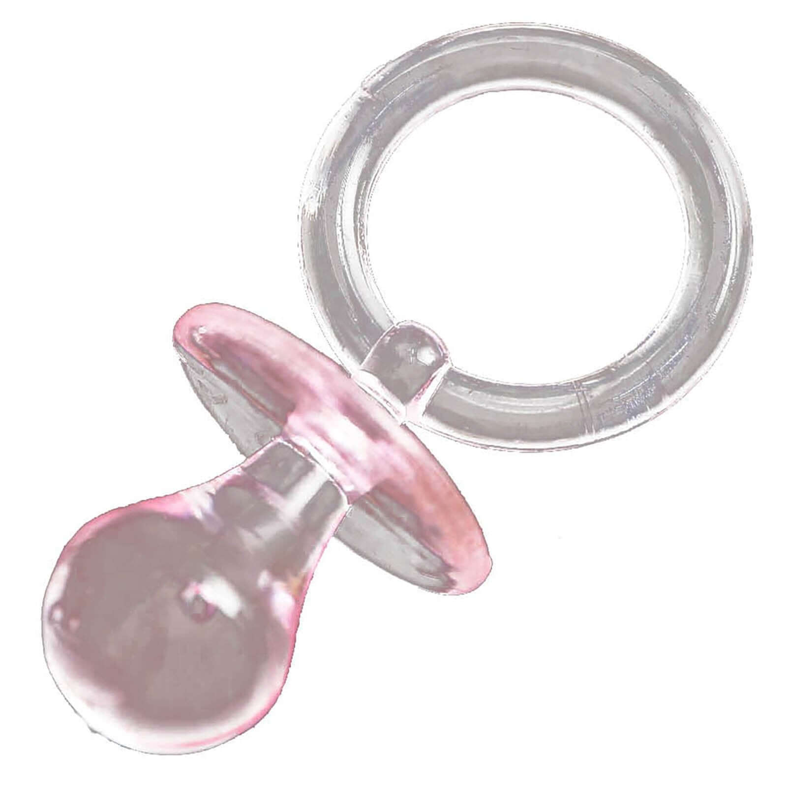 Hot Deal! 12-Pack Pink Decorative Baby Pacifiers for Baby Showers