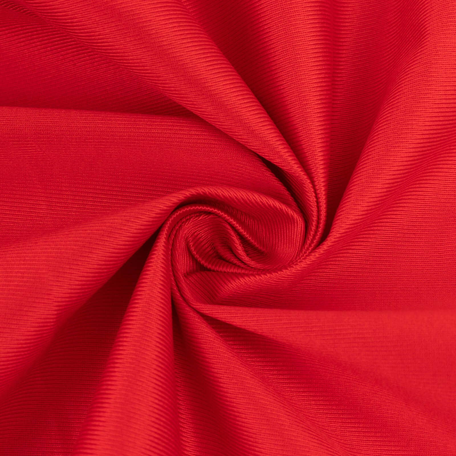 Wrinkle-Free Red Premium Scuba Polyester Fabric Roll - 60 Inches by 10 Yards