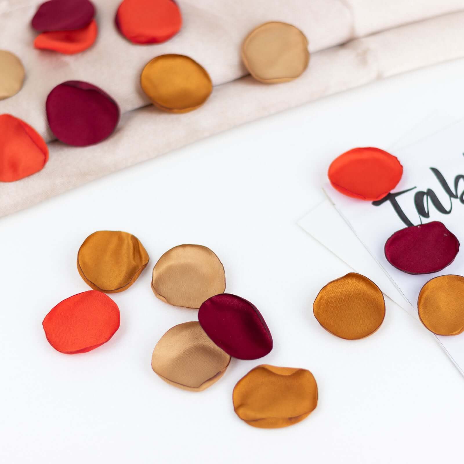 400-Pack Silk Rose Petals in Terracotta Mix - Ideal Decor for Various Events