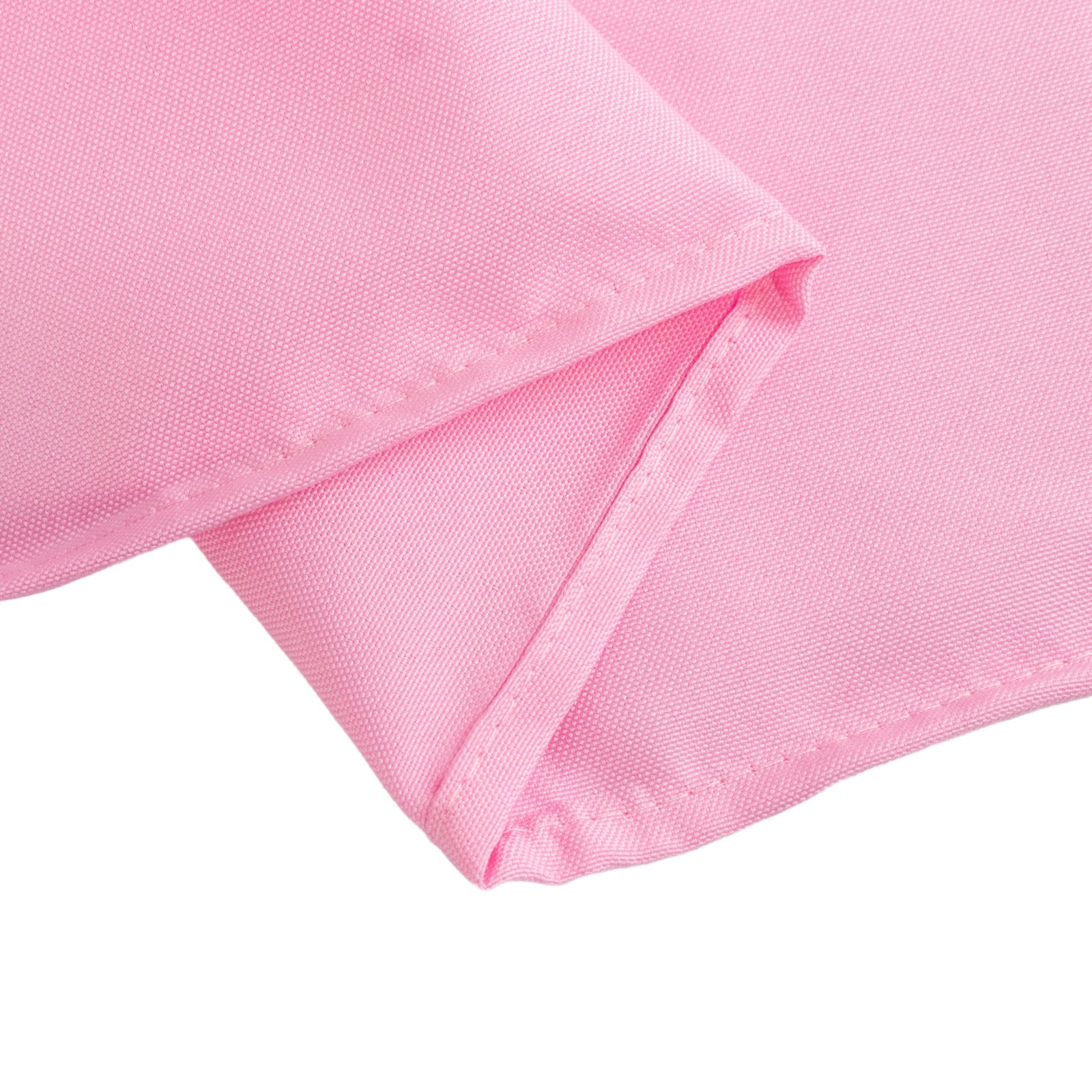 Hot Sale! Pink 54x54 Premium Polyester Square Table Overlay - Stain & Wrinkle Resistant 220GSM Table Topper