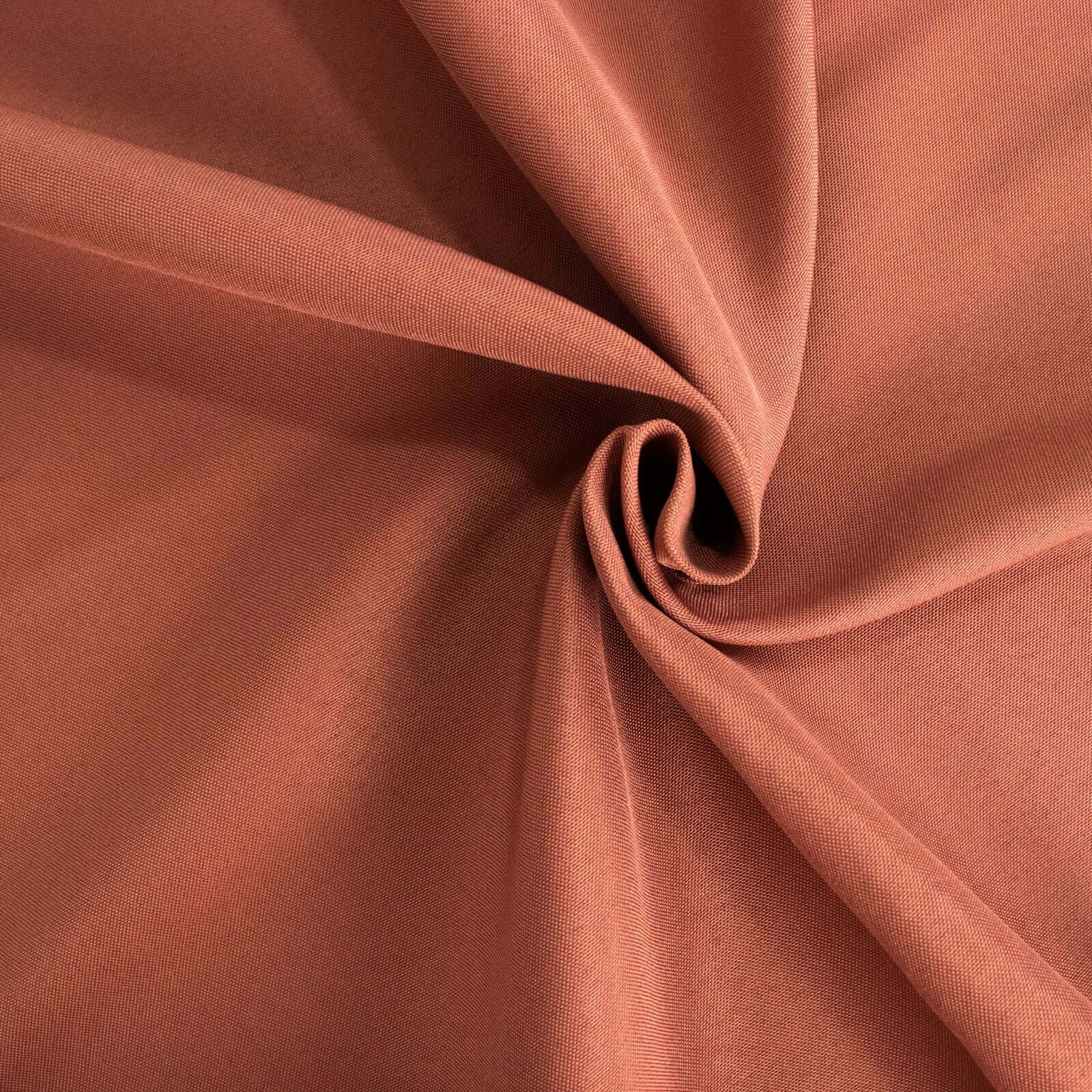 5-Piece Set of Wrinkle-Resistant & Durable 20x20 Terracotta (Rust) Premium Polyester Dinner Napkins