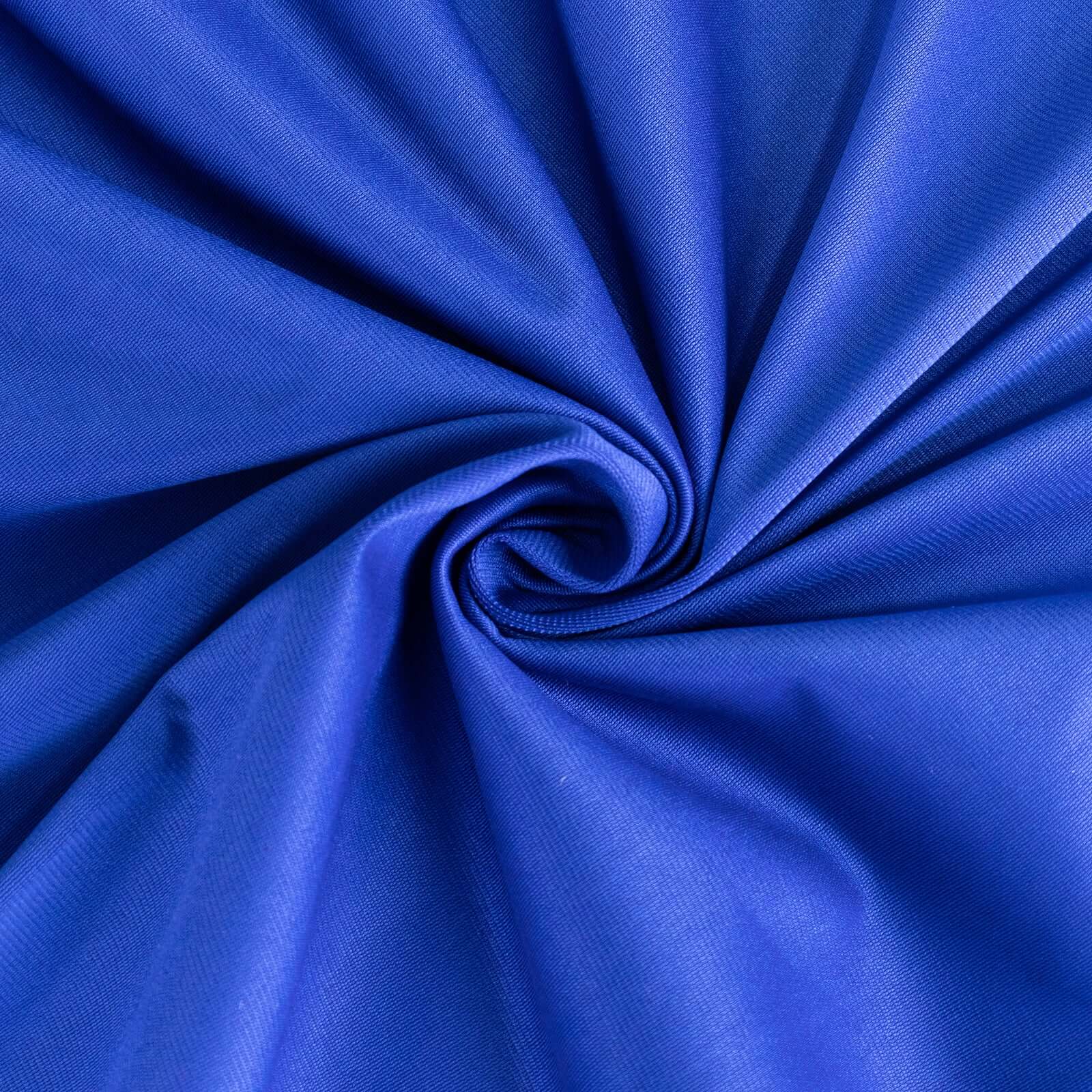 Royal Blue 70x70 Premium Wrinkle-Free & Stain-Resistant Scuba Tablecloth - Ideal for Events
