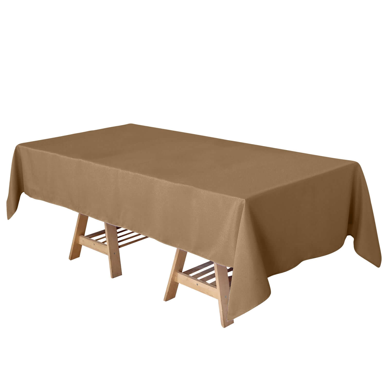 Polyester 60x102 Rectangle Tablecloth Taupe - Durable and Stylish Table Cover