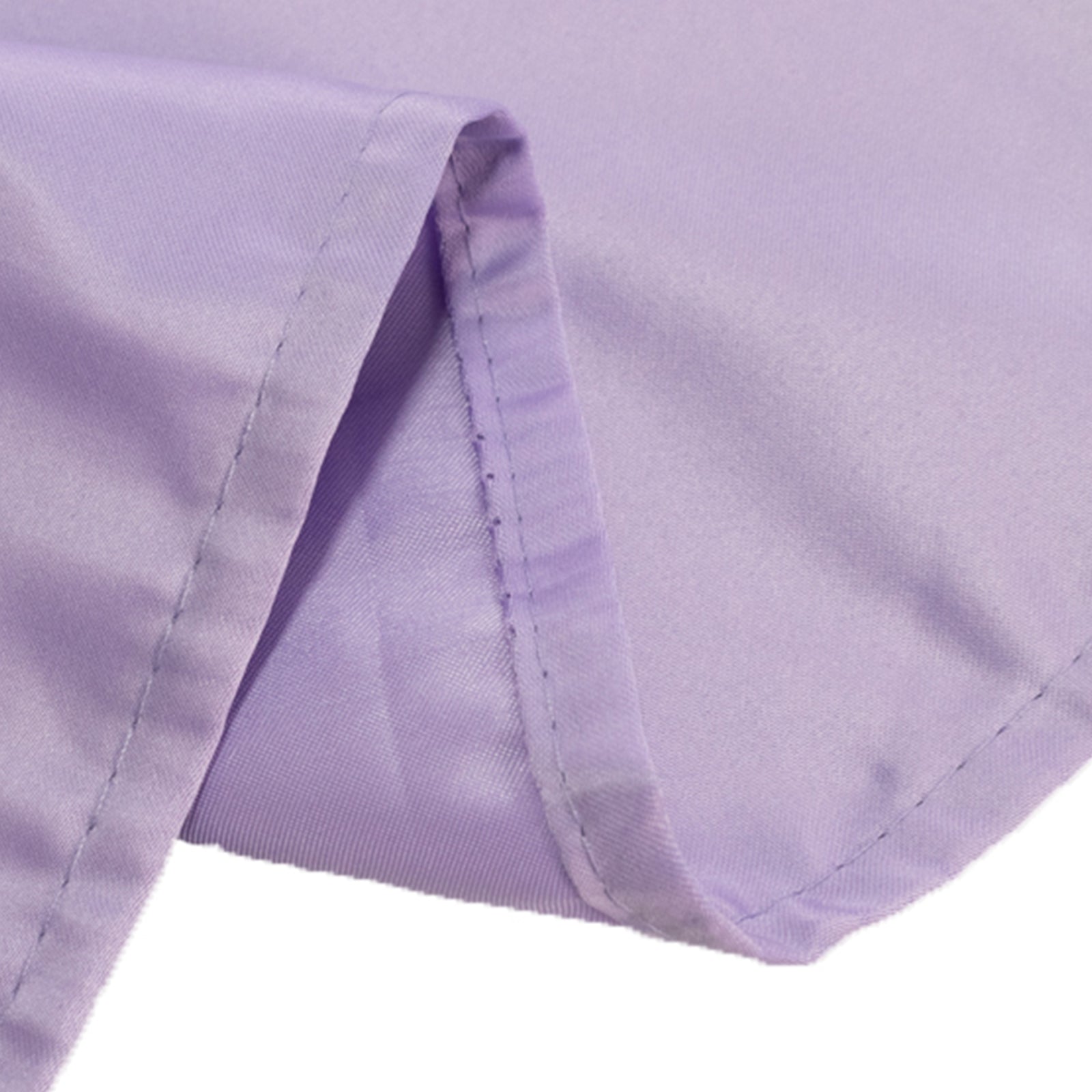 Lavender Lilac Lamour Satin Rectangle Tablecloth - 60x102, Durable & Soft