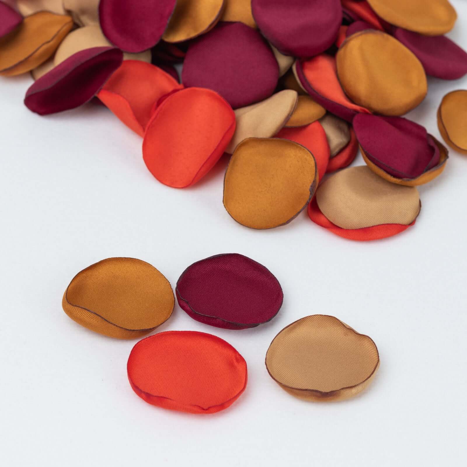 400-Pack Silk Rose Petals in Terracotta Mix - Ideal Decor for Various Events