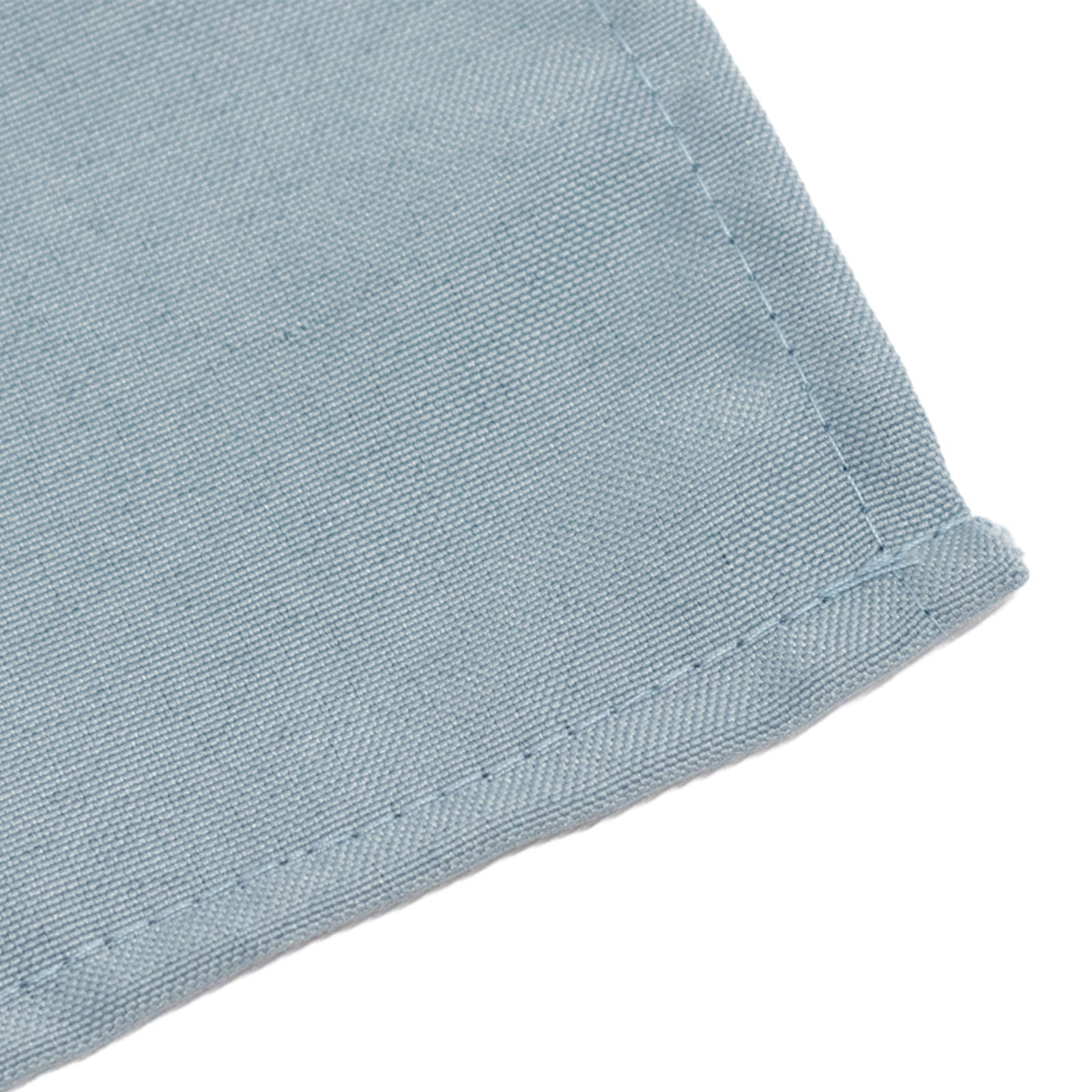 Premium 54x54 Dusty Blue Polyester Square Table Overlay - Stain & Wrinkle Resistant 220GSM Table Topper