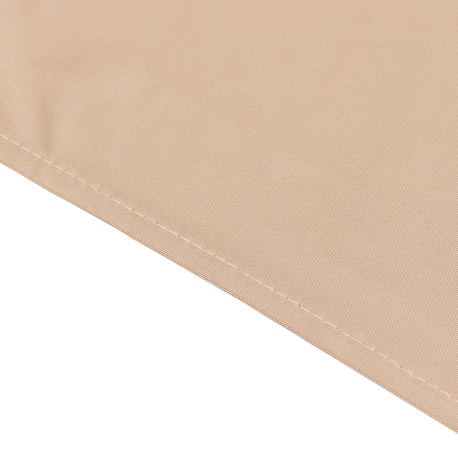 120' Nude Premium Scuba Seamless Tablecloth - Wrinkle & Stain Resistant