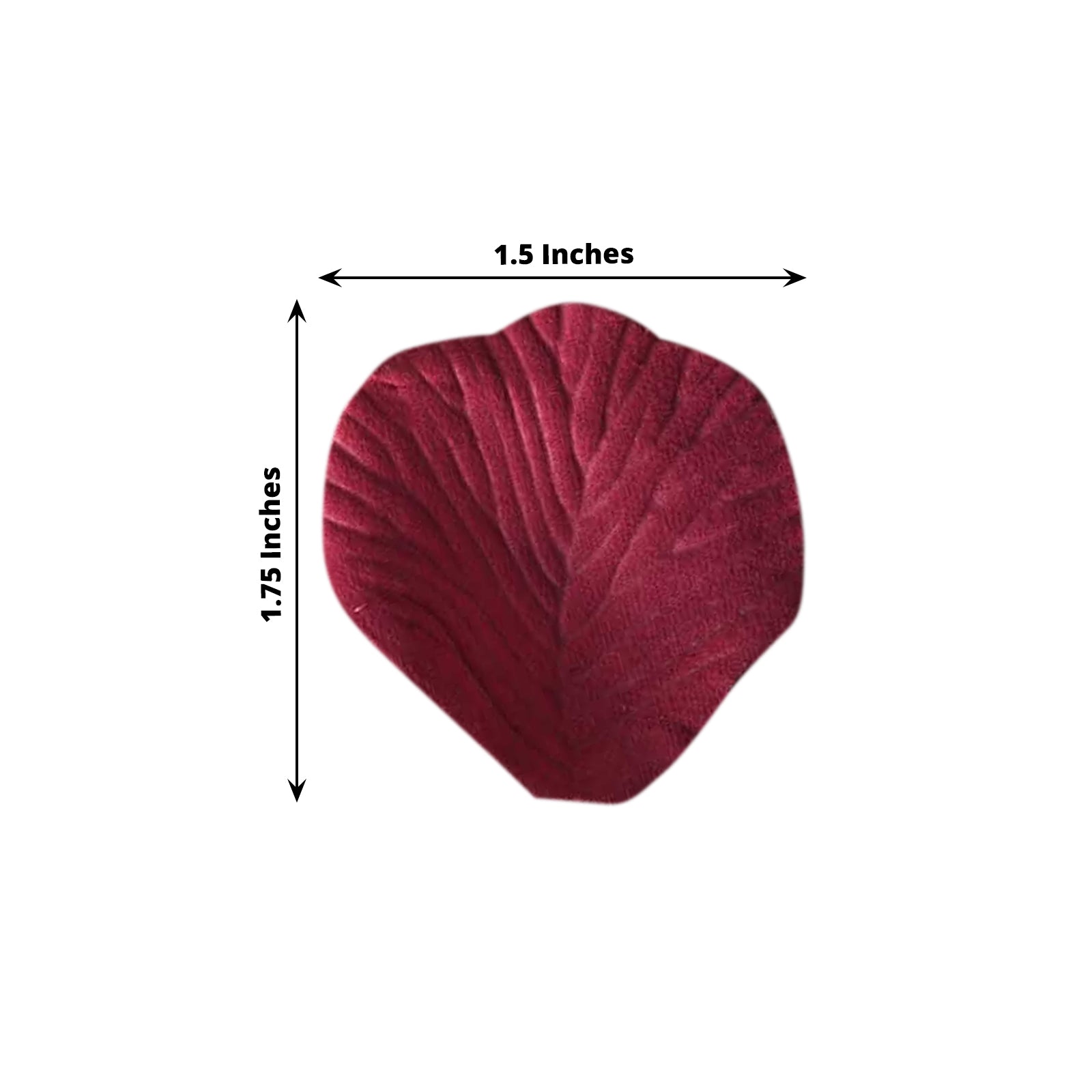 Hot Sale! 500-Piece Burgundy Silk Rose Petal Confetti for Table and Floor Decoration