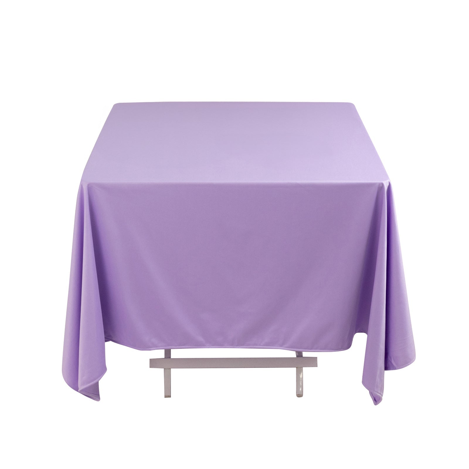 Premium Lavender 70x70 Wrinkle & Stain-Free Scuba Tablecloth - Ideal for Events