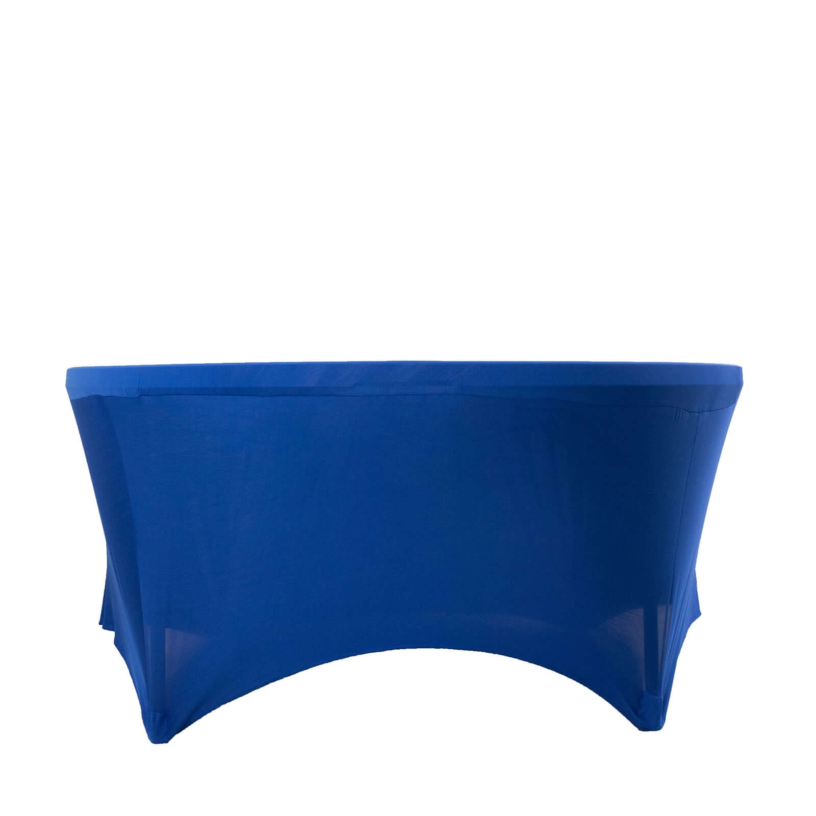Royal Blue 6ft Stretch Spandex Round Tablecloth - Durable & Form-Fitting