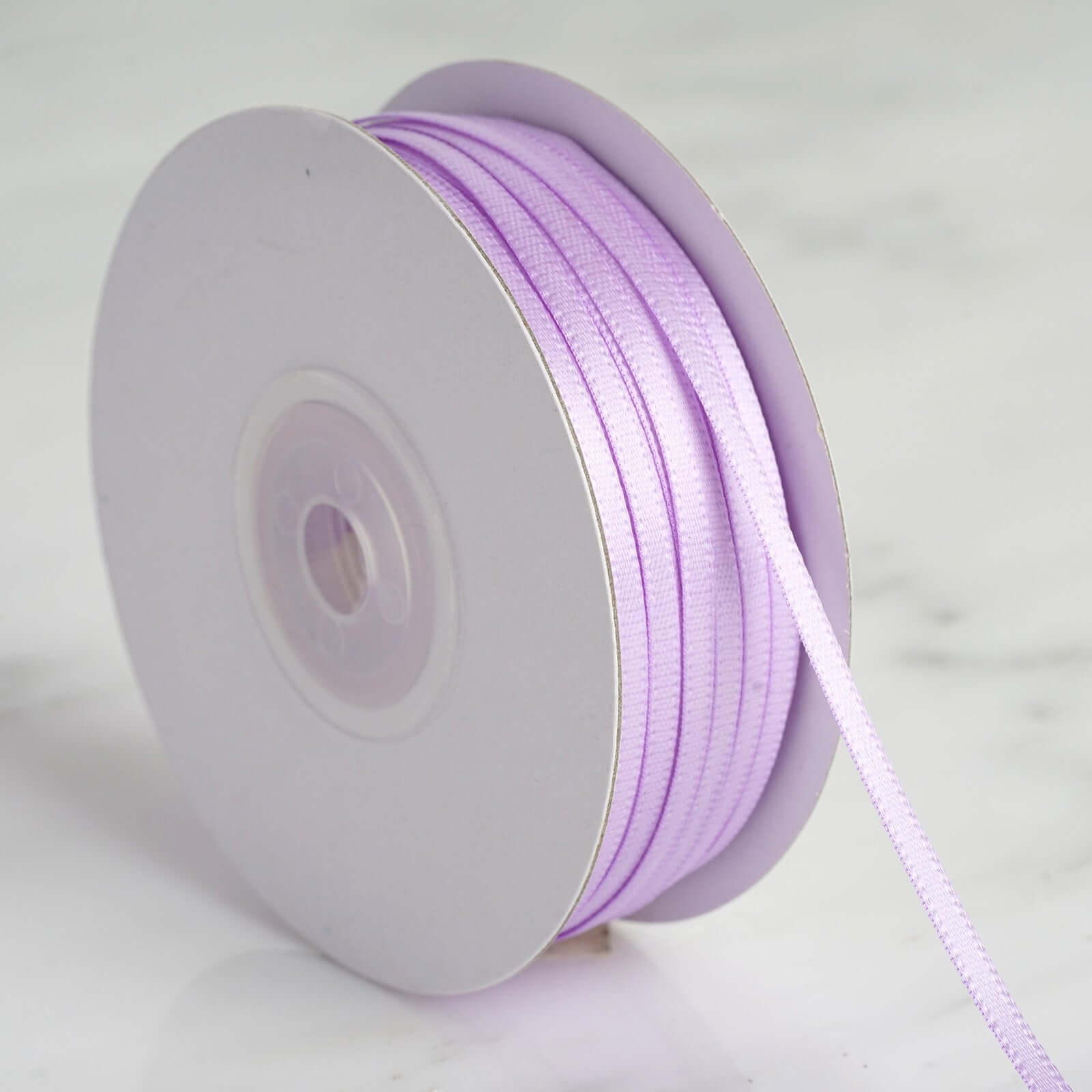 100 Yards 1/8-Inch High-Quality Lavender Lilac Single-Face Satin Ribbon