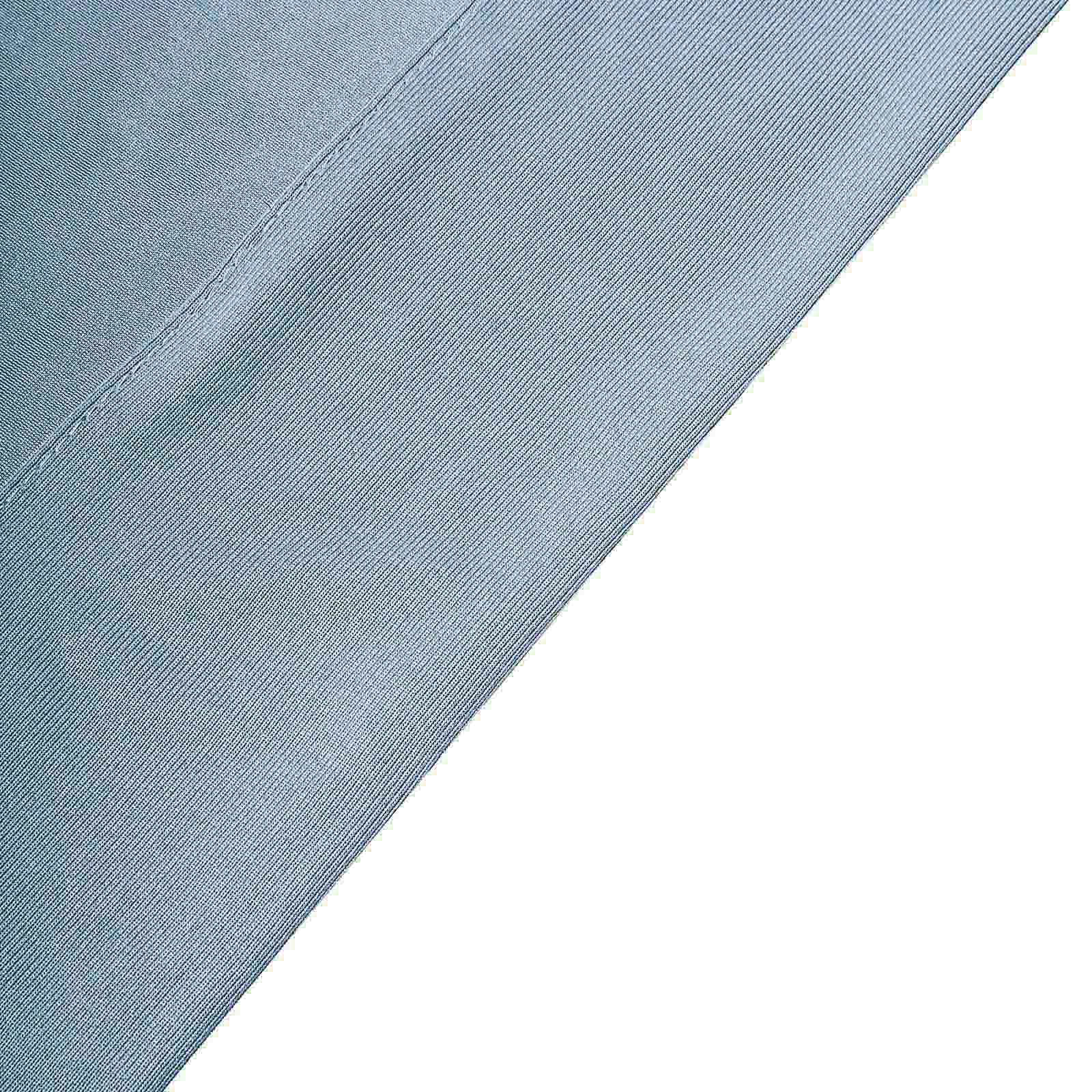 2-Pack 10ftx10ft Dusty Blue Scuba Polyester Wrinkle-Free Flame-Resistant Event Curtain Drapes