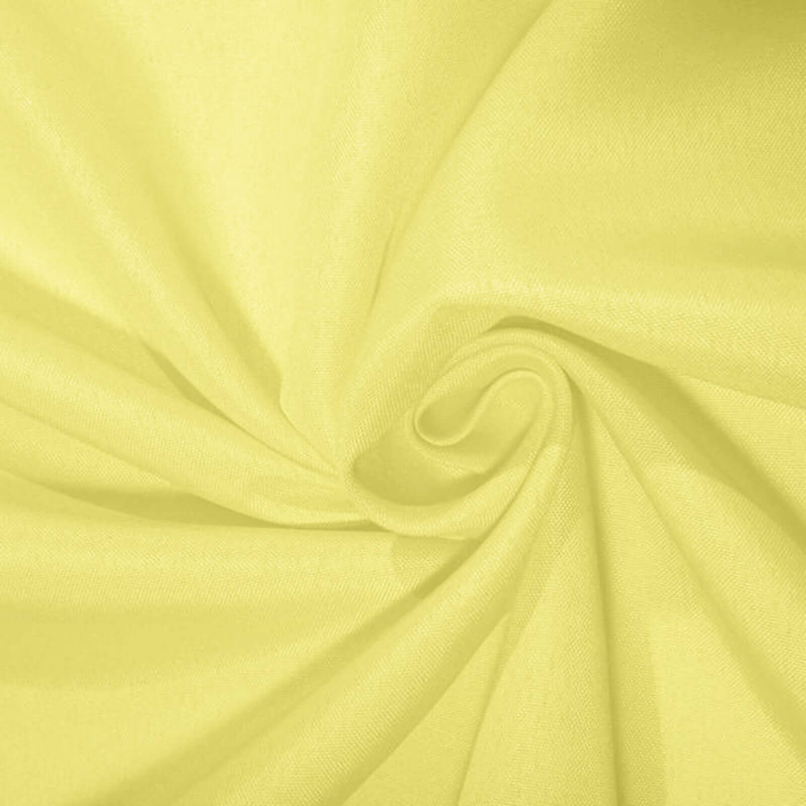 Yellow Wrinkle-Resistant 60x126 Polyester Rectangle Tablecloth - Perfect for Events
