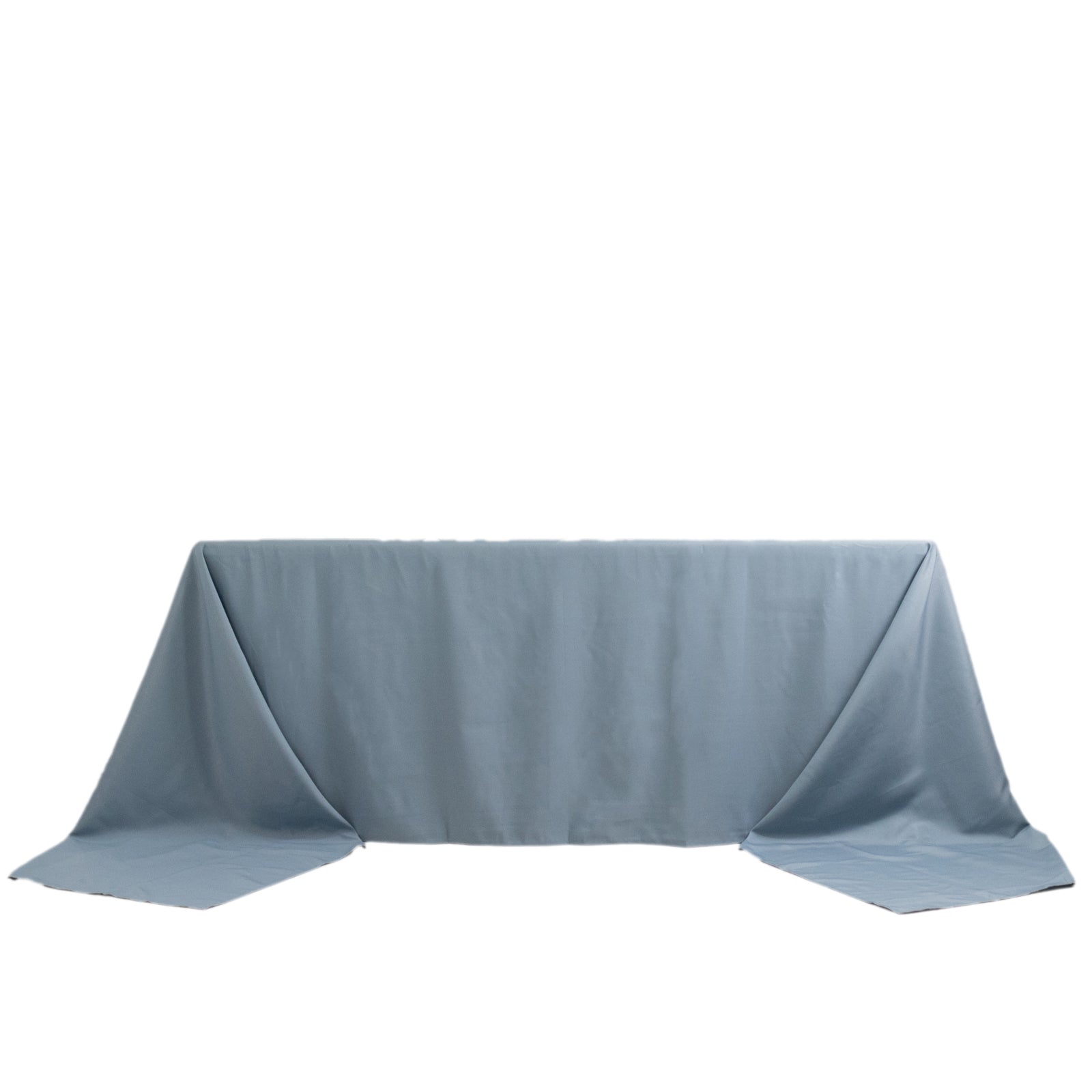 Exclusive Premium Polyester Rectangle Tablecloth in Dusty Blue - 90x156, 220GSM Stain-Resistant