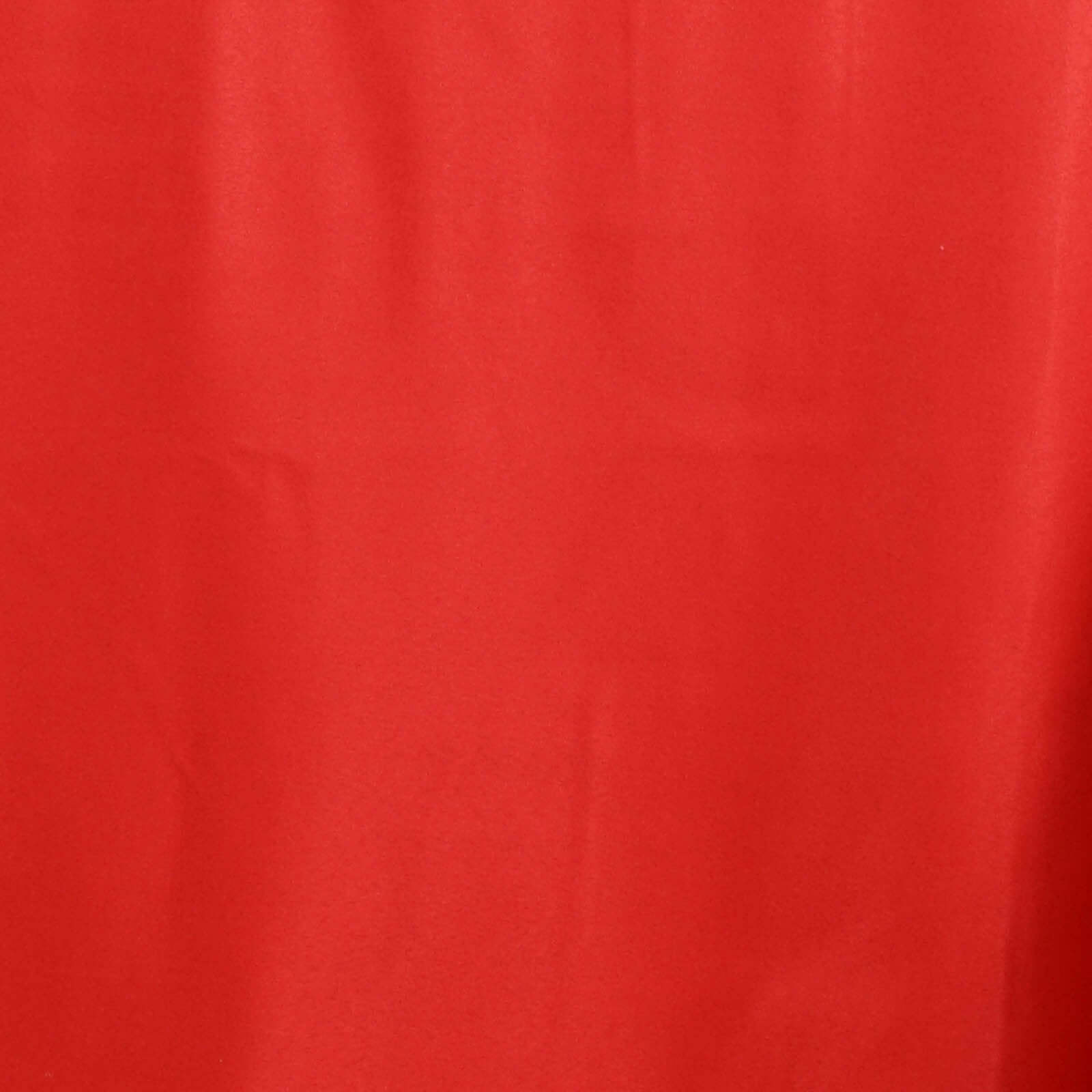 Red Polyester Rectangle Tablecloth 60x126 - Wrinkle-Resistant, Ideal for Various Events