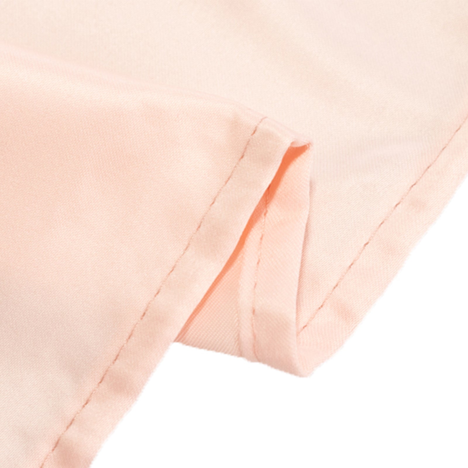 Blush Lamour Satin Rectangle Tablecloth 60x102 - Durable & Soft for Events