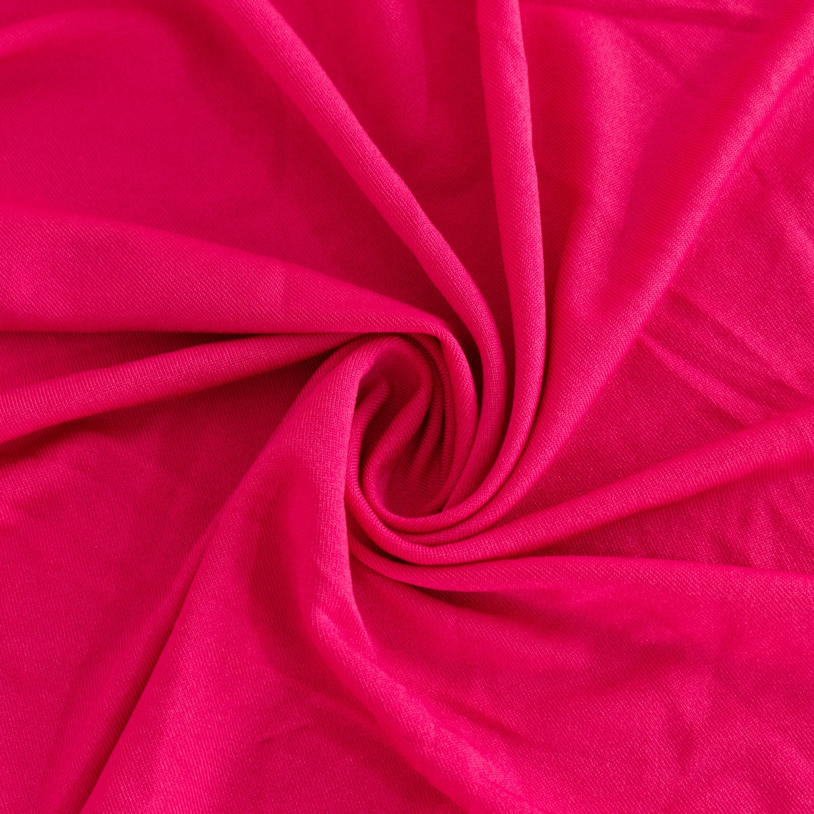 Fuchsia Spandex Stretch Fitted Cocktail Table Cover for 33 - 36 Round Tables - Easy Maintenance