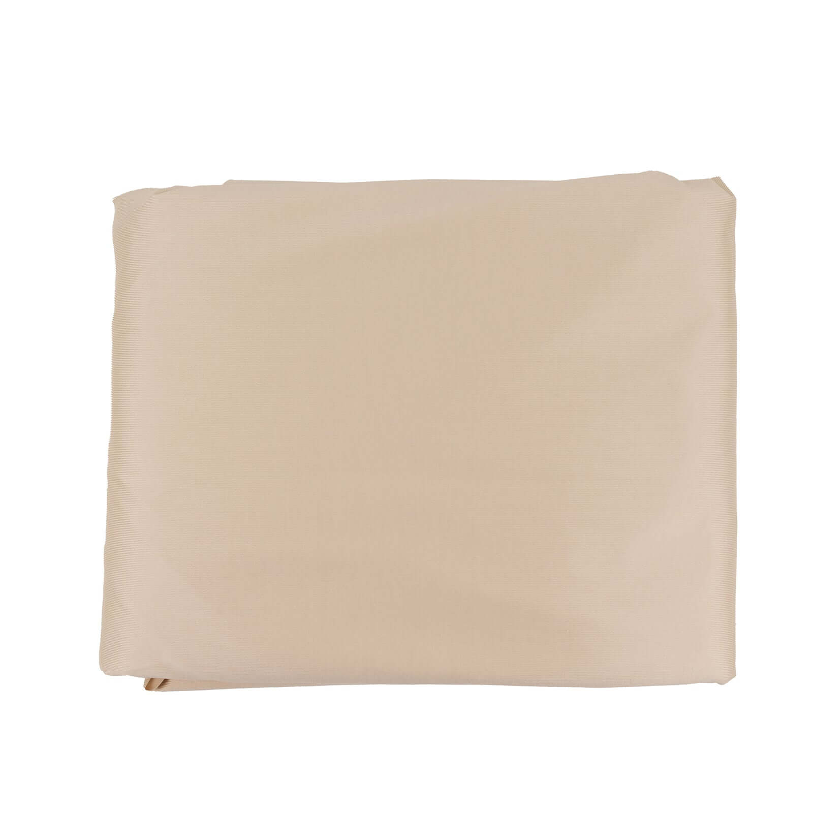 Wrinkle-Free DIY Premium Beige Scuba Polyester Fabric Roll - 60 Inches by 10 Yards