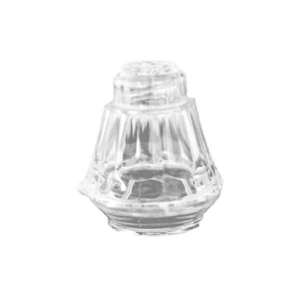 Set of 12 Clear 2.5-Inch Plastic Salt and Pepper Shakers for Party Gifts