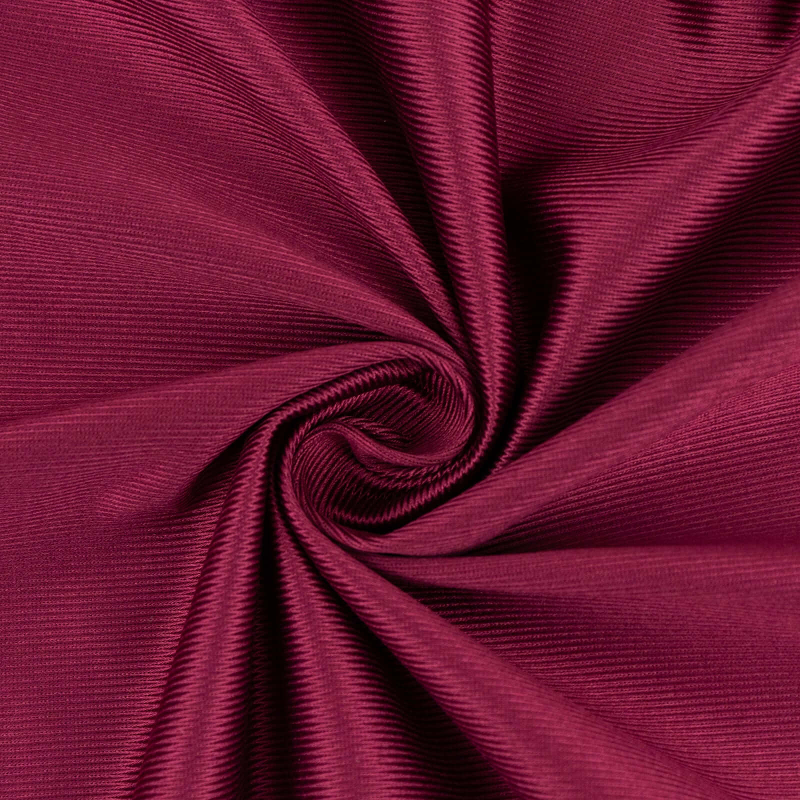 Premium Wrinkle-Free Burgundy Scuba Polyester Fabric Roll - 60x10 Yards