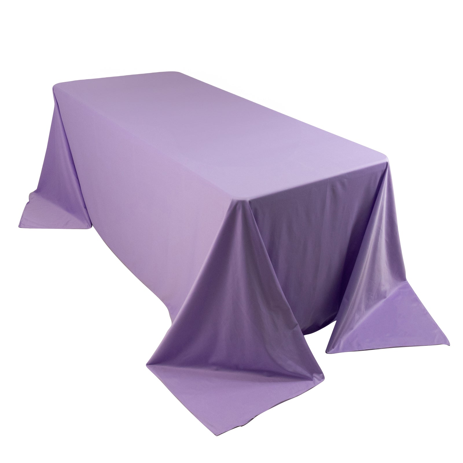 Lavender Lilac Premium Scuba Wrinkle-Free & Stain-Resistant 90x132 Rectangular Tablecloth