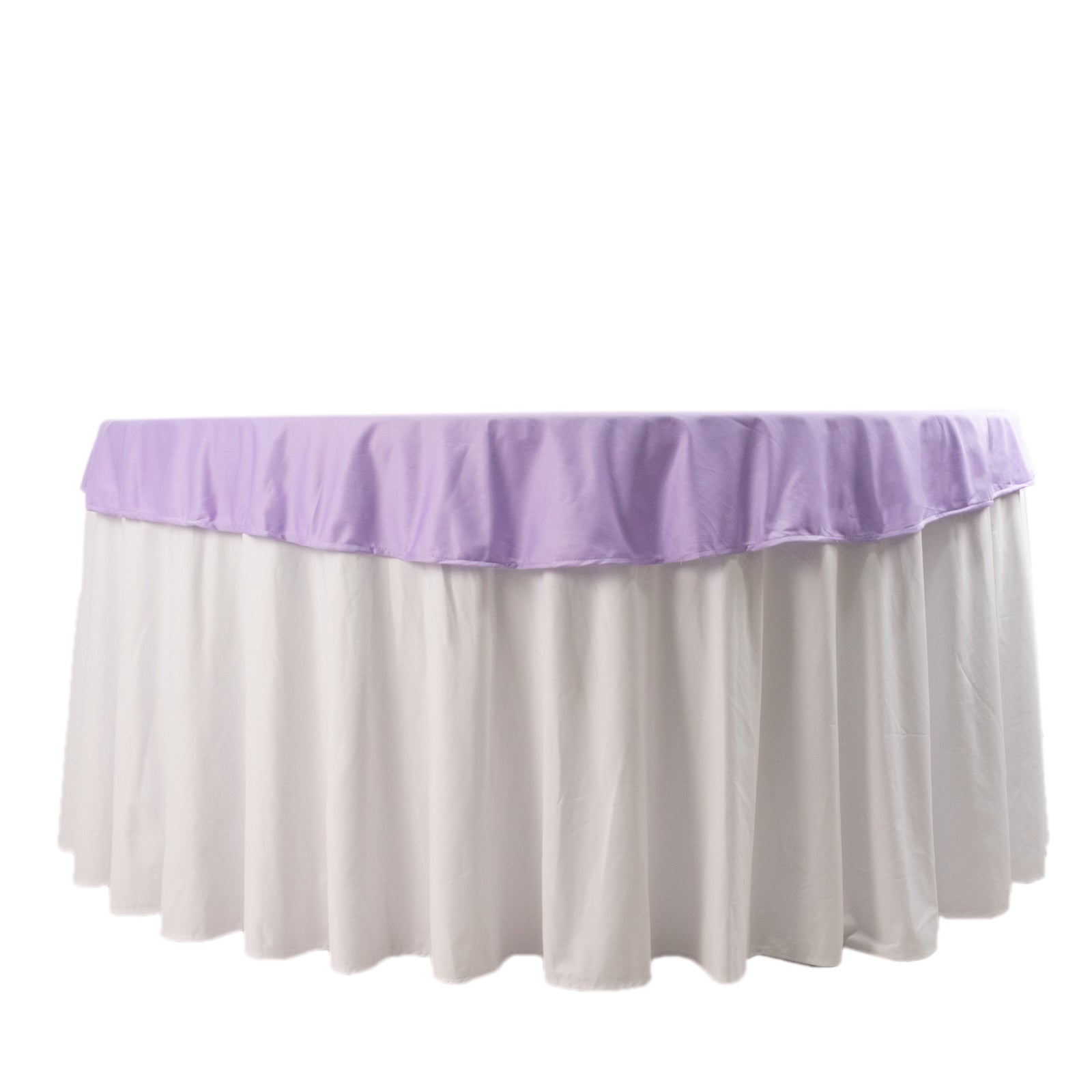 Premium Lavender 70' Round Scuba Tablecloth - Wrinkle & Stain Resistant