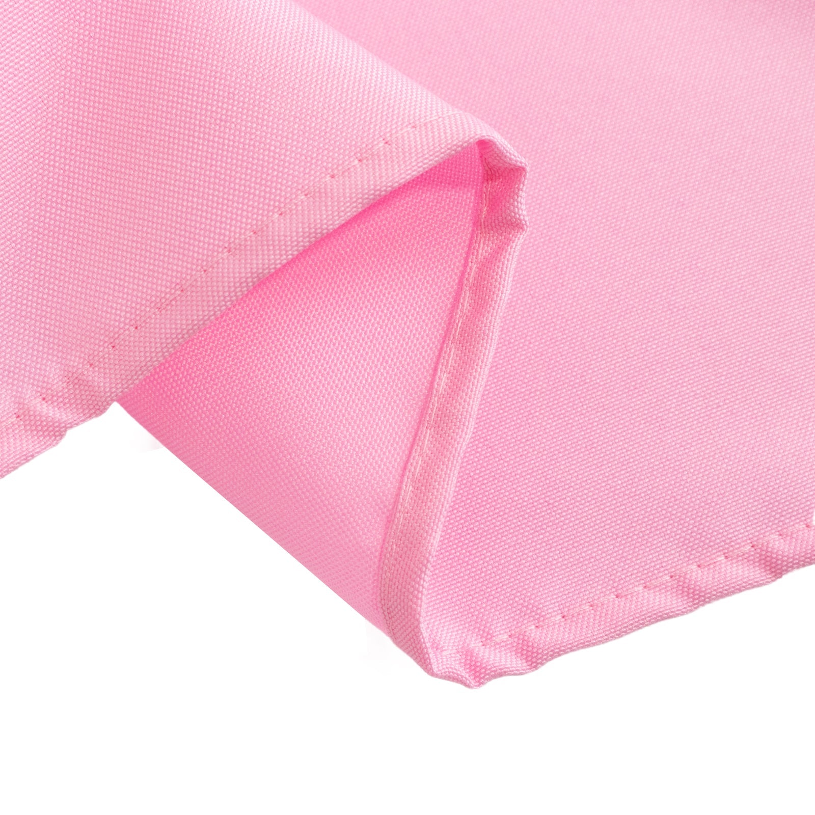 Hot Deal! 70x70 Pink Square Polyester Table Overlay 220GSM Wrinkle-Resistant Tablecloth