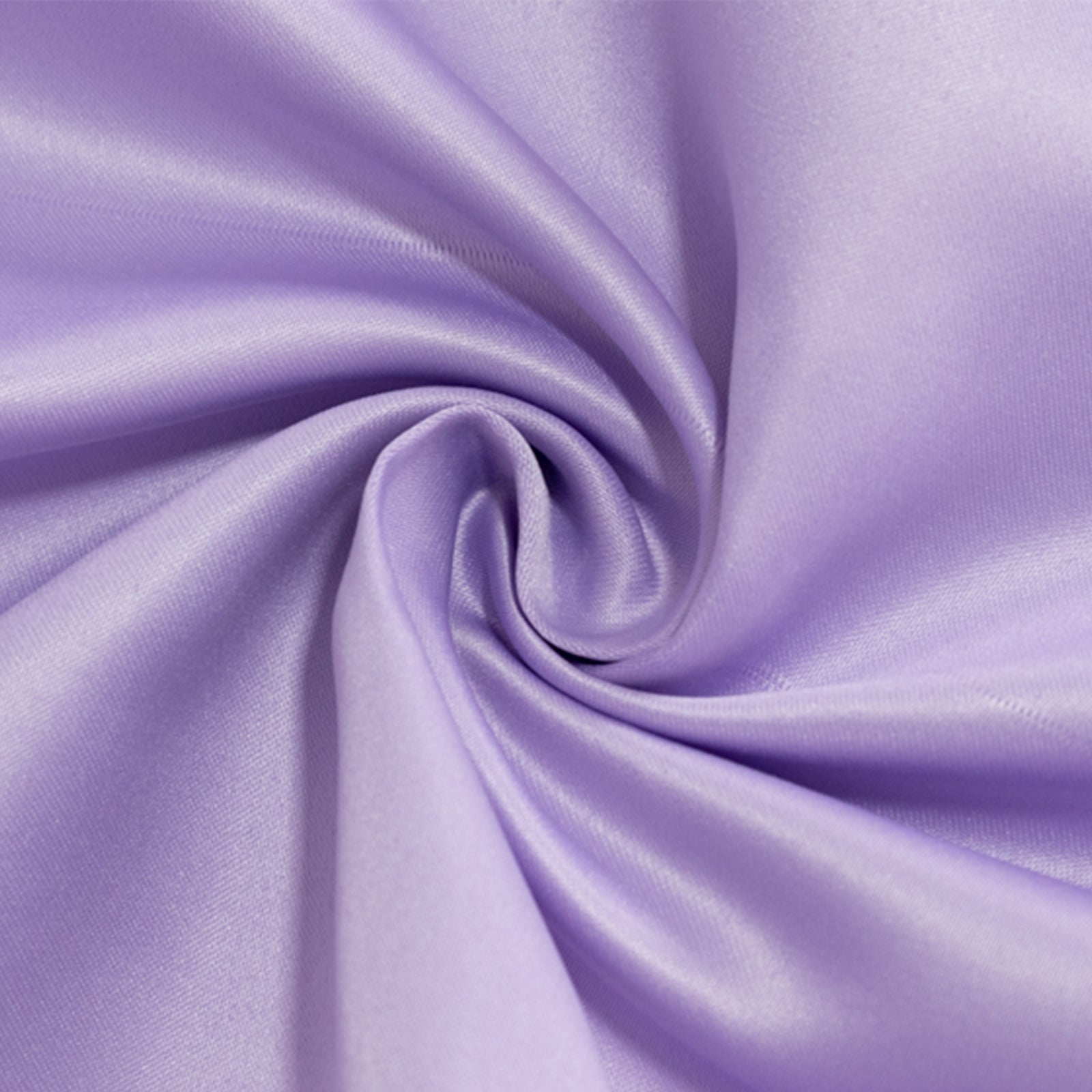 Lavender Lilac Lamour Satin 120-Inch Seamless Round Tablecloth with Soft Sheen