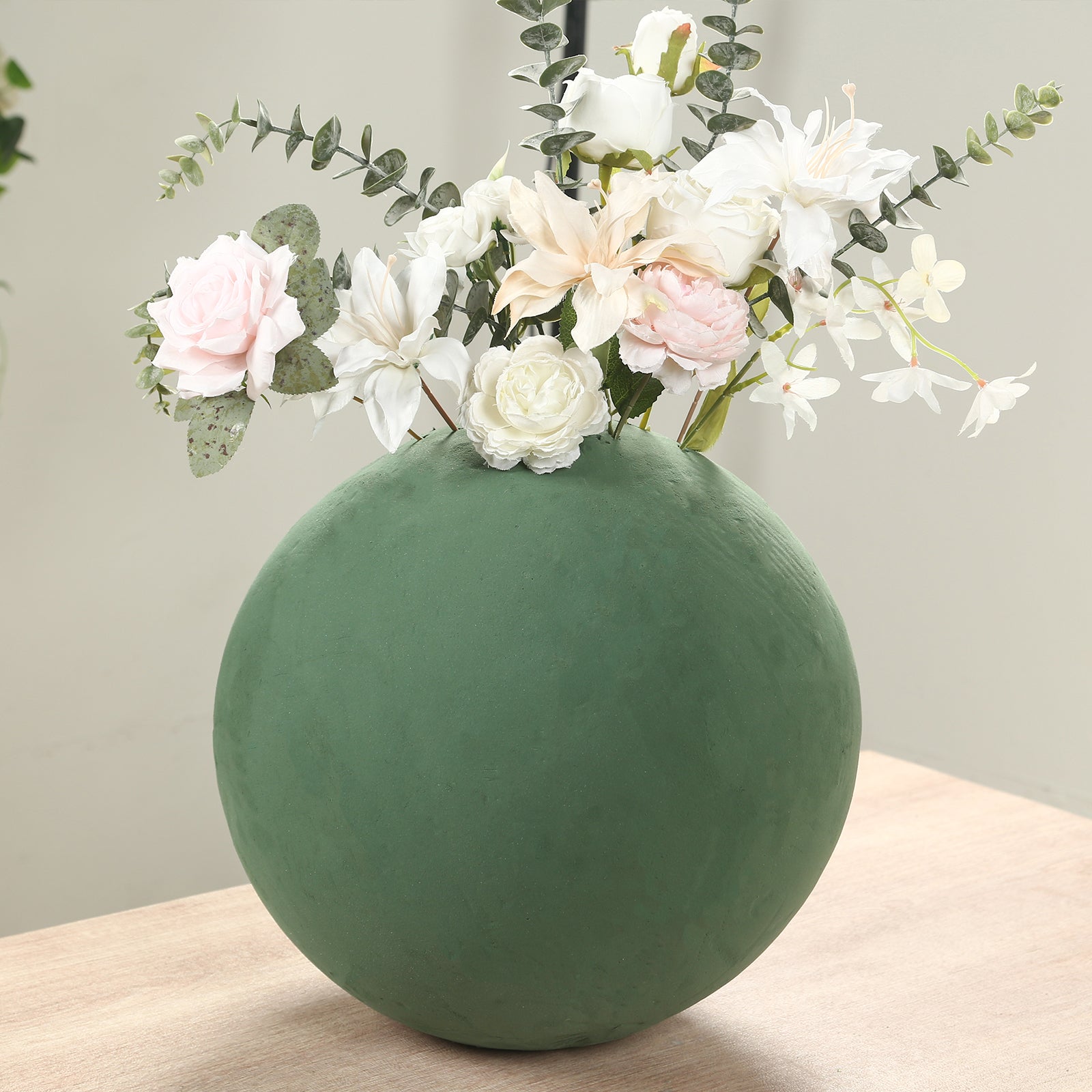 14-Inch Green DIY Craft Foam Ball for Beautiful Flower Arrangements