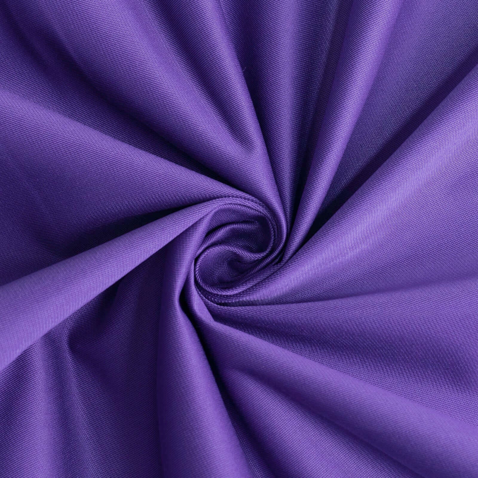 Premium Purple 70-Inch Round Scuba Tablecloth - Wrinkle & Stain Resistant