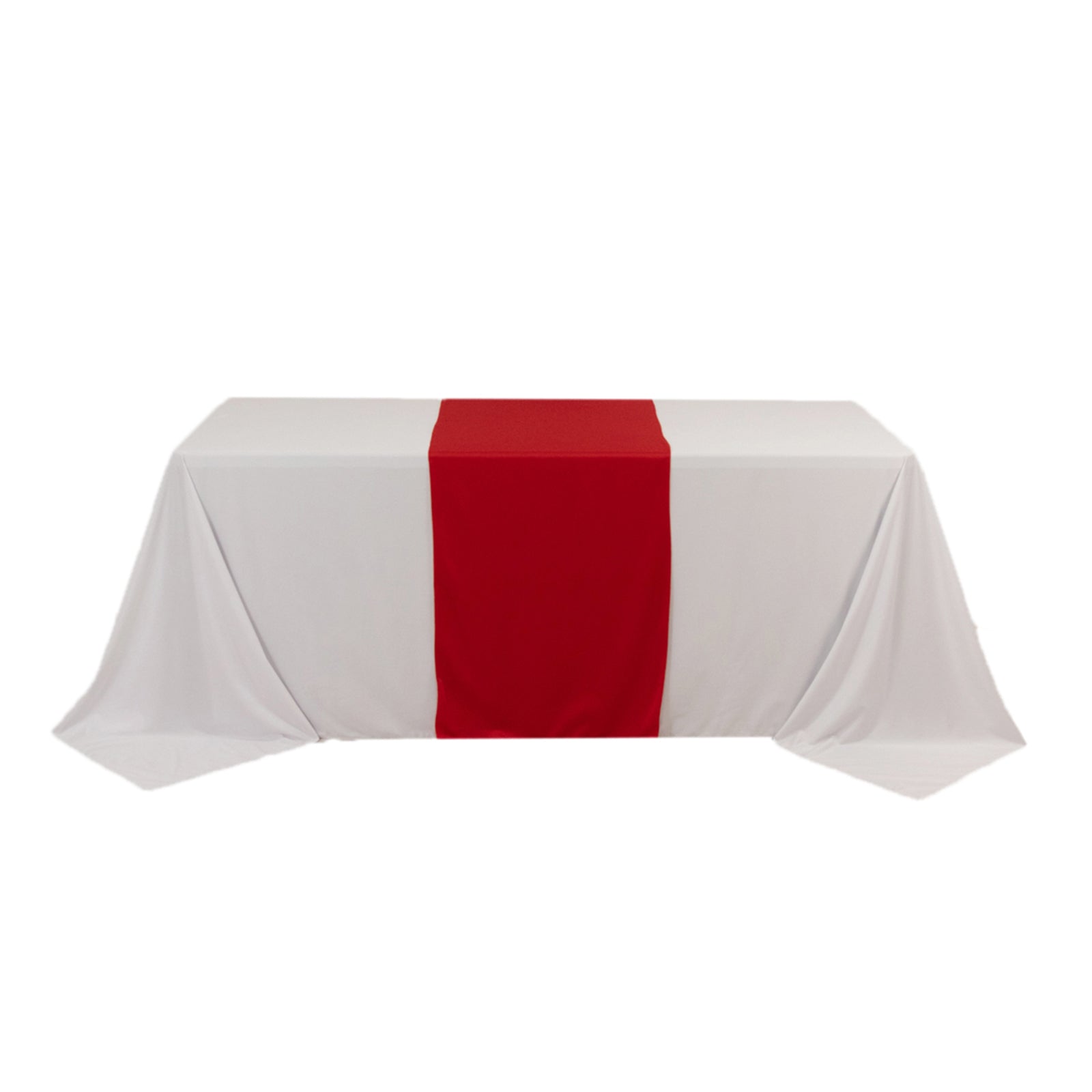 Hot Deal! Extra Wide Red 24x72 Sublimation - Printable Premium Polyester Table Runner