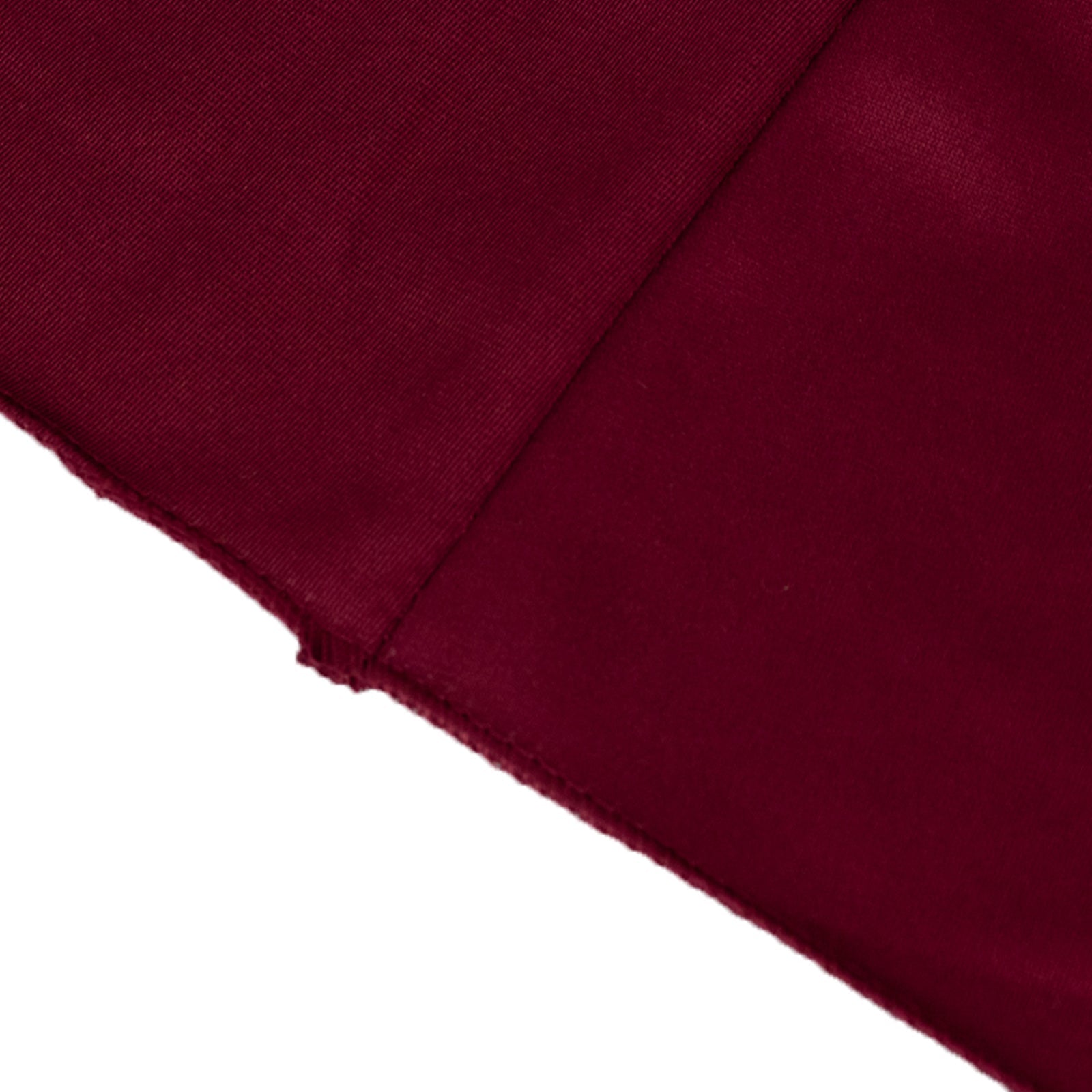 Hot! Burgundy Scuba Stretch Slim - Fit Chair Cover for Banquets, Wrinkle - Free & Durable
