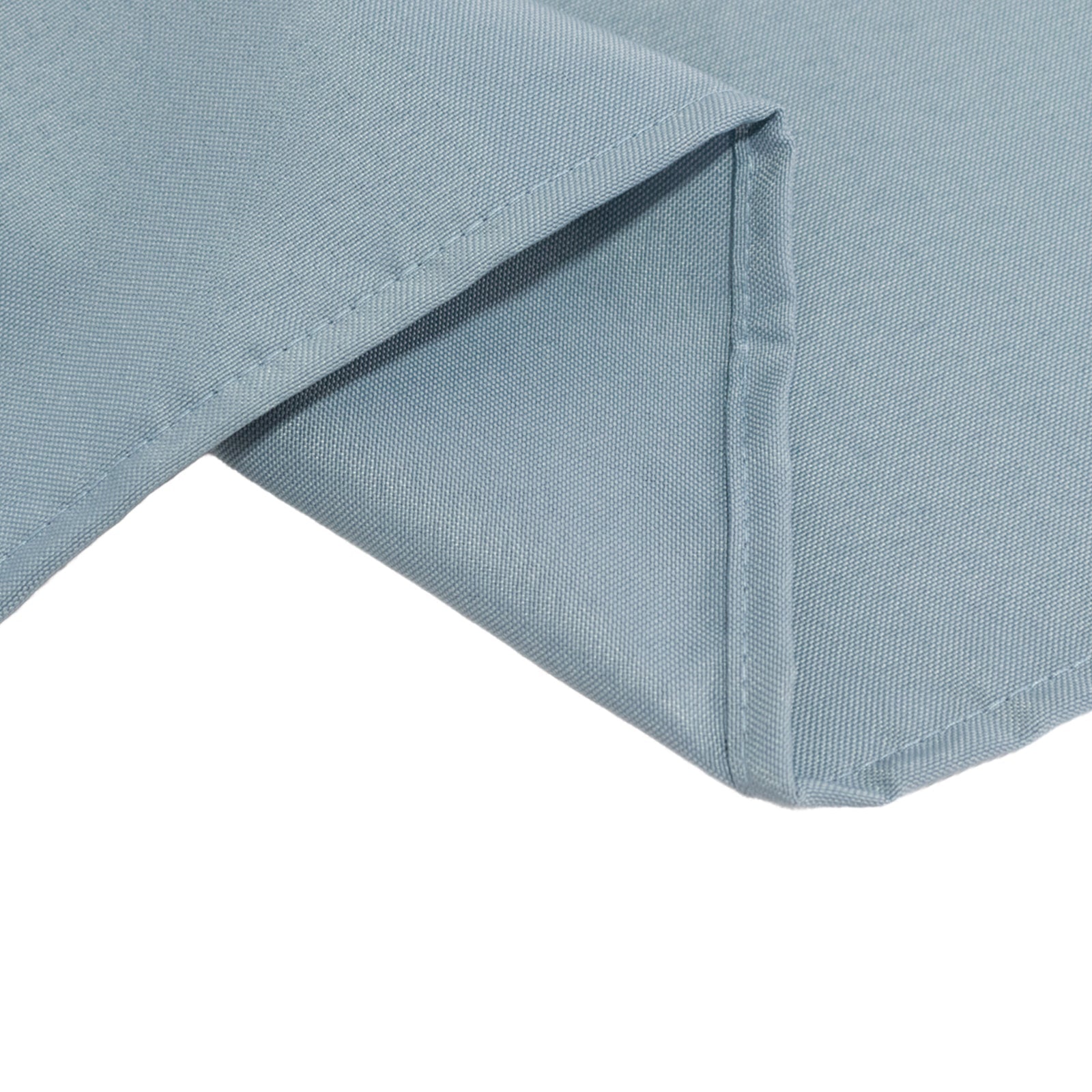 Premium 54x54 Dusty Blue Polyester Square Table Overlay - Stain & Wrinkle Resistant 220GSM Table Topper