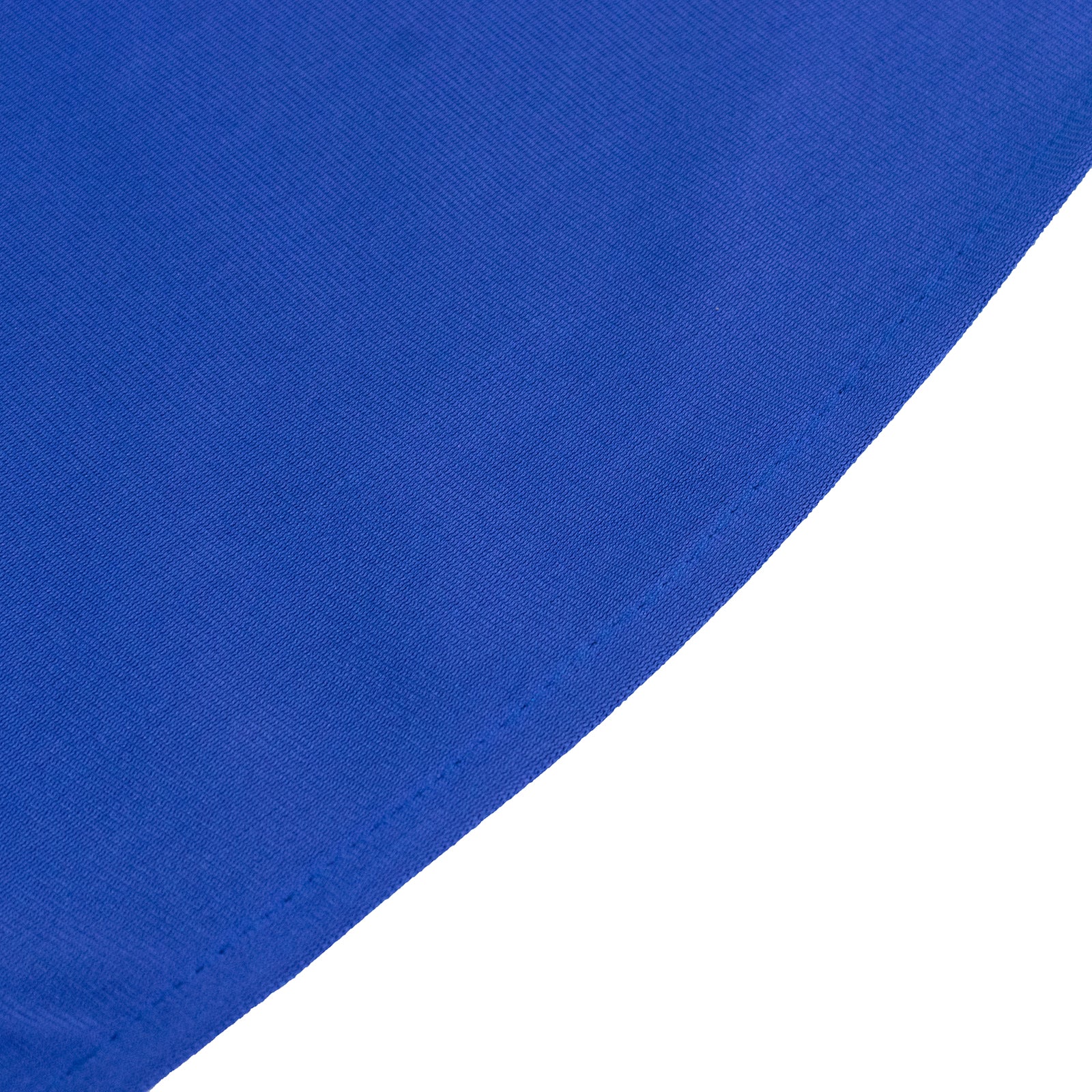 Premium Royal Blue 108" Round Scuba Tablecloth - Wrinkle & Stain Free, Ideal for Events