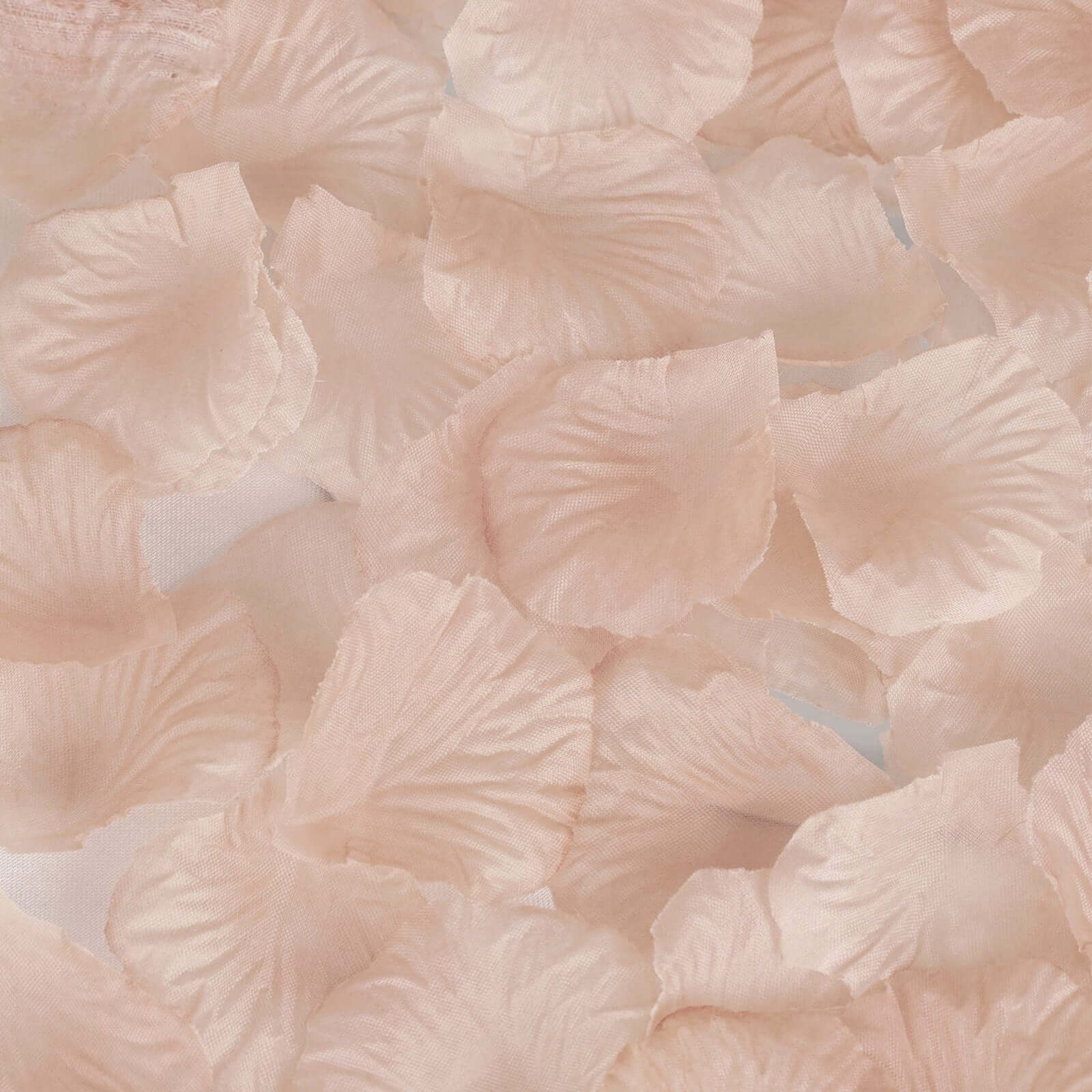 500-Piece Peach Silk Rose Petal Round Confetti for Table and Floor Decor