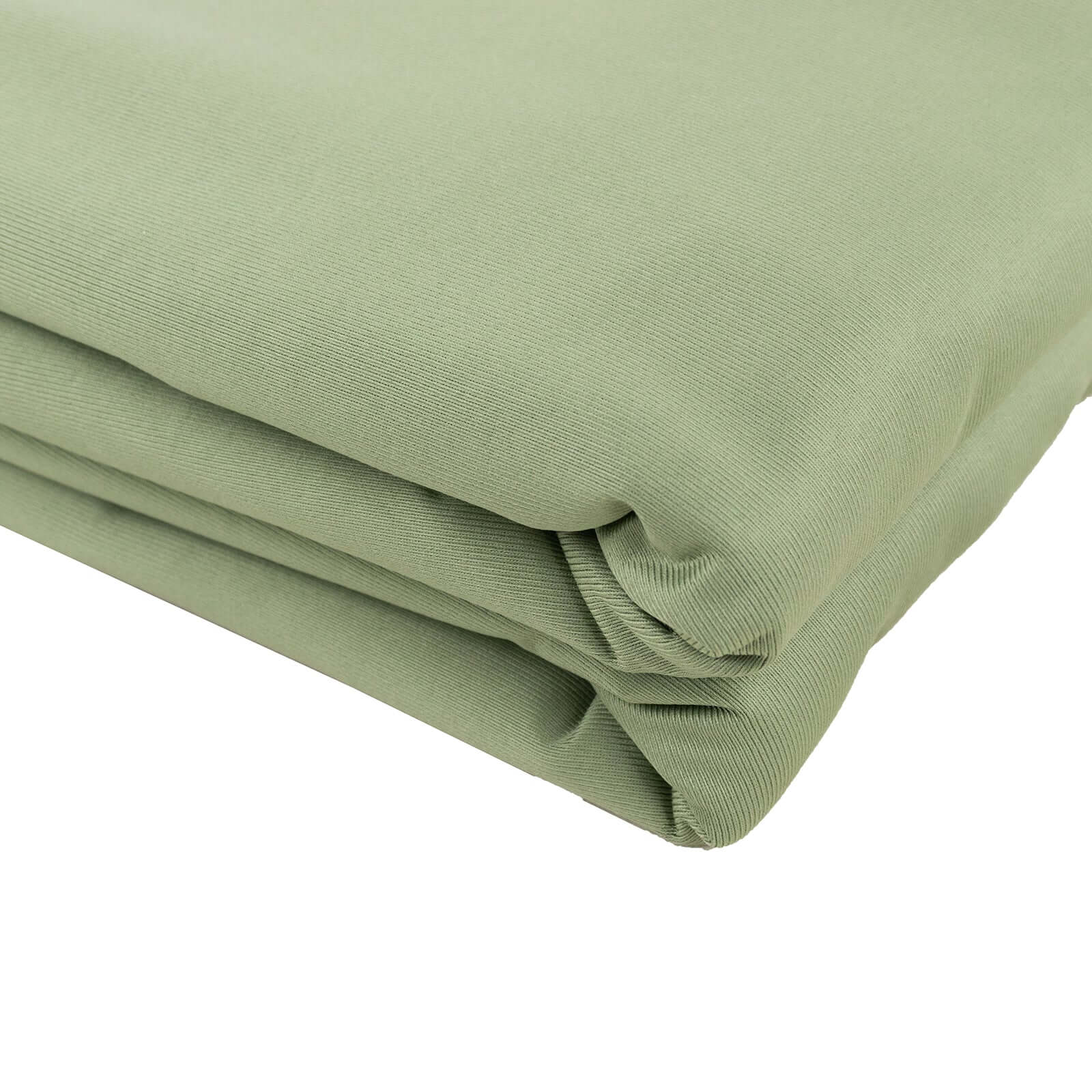 Exclusive Dusty Sage Green Scuba Polyester Fabric Roll - 60x10 Yards, Wrinkle-Free for DIY