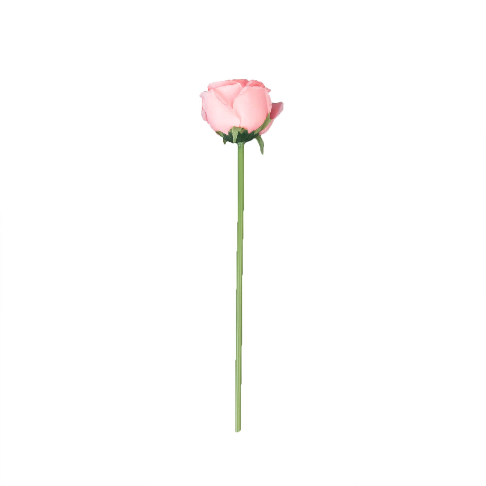 10 Pcs 12" Pink Artificial Single Stem Silk Roses for Stunning Flower Arrangements