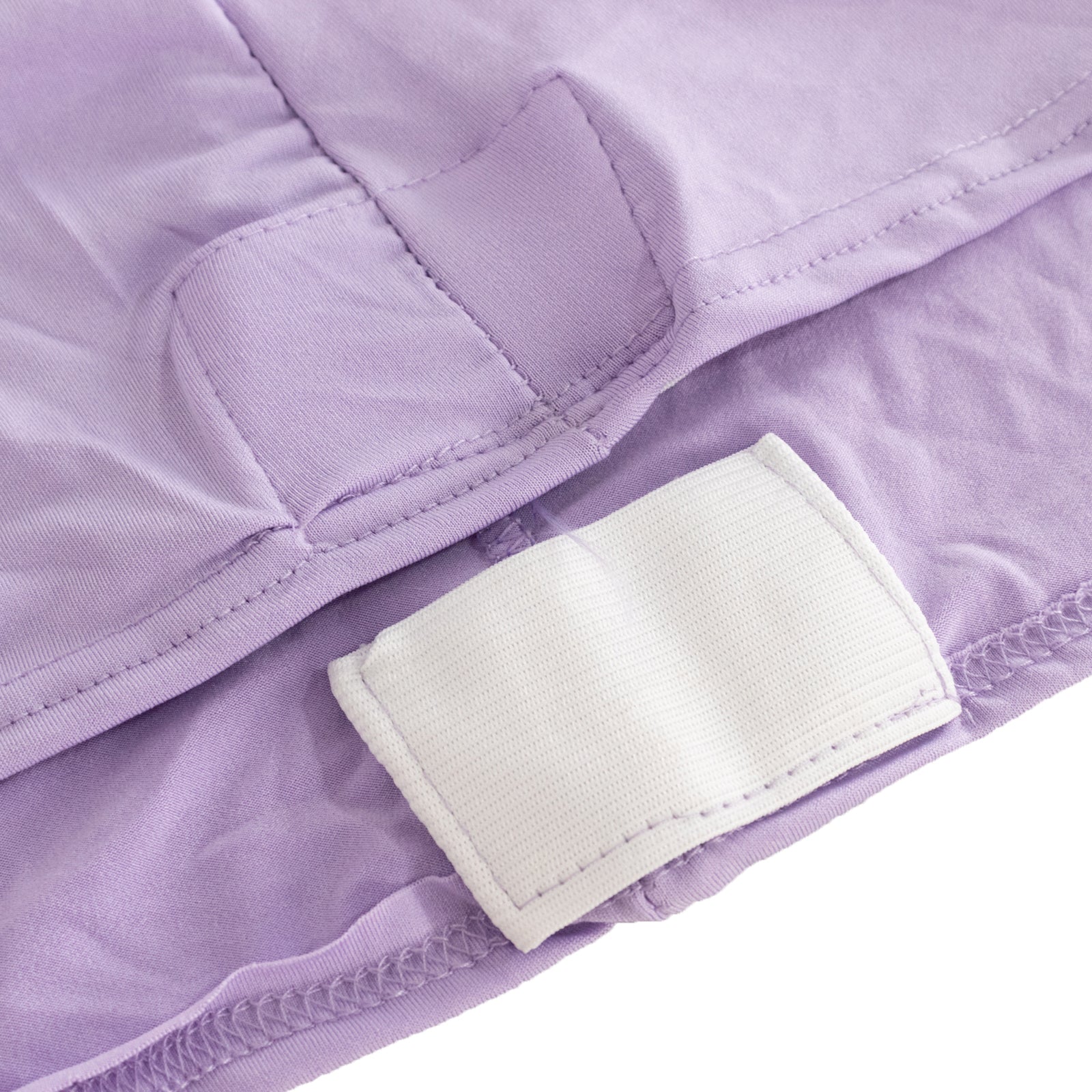 Lavender Lilac Spandex Stretch Fitted Cocktail Table Cover for 24 - 32 Dia Tables