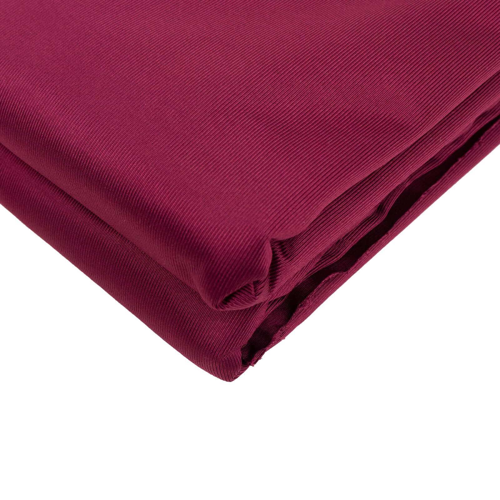 Premium Wrinkle-Free Burgundy Scuba Polyester Fabric Roll - 60x10 Yards