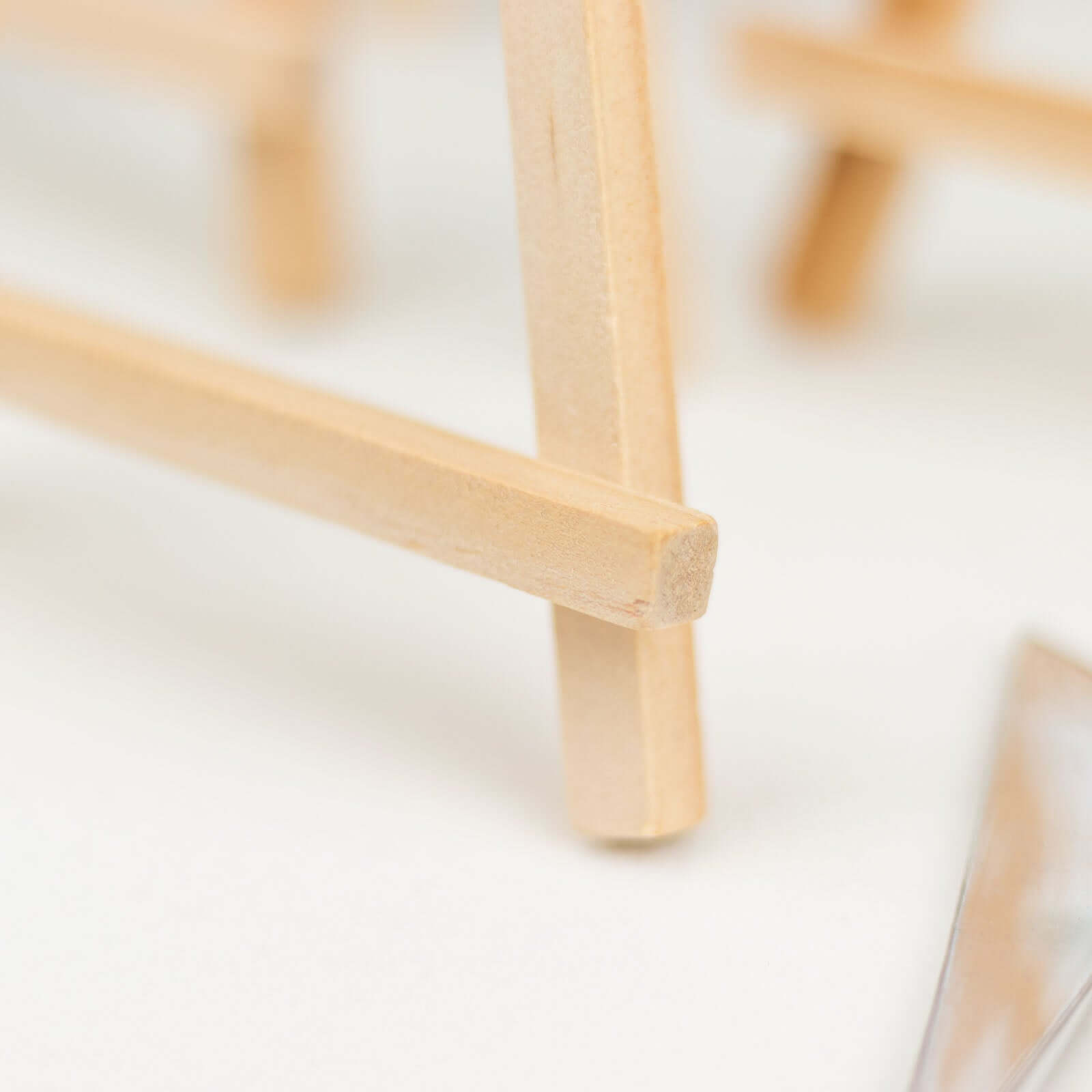 Hot Sale! 10-Pack Natural Wooden Foldable Place Card Holders