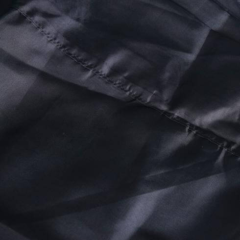 2-Pack 10ftx10ft Black Durable Flame-Resistant Chiffon Event Curtain Drapes with Rod Pockets