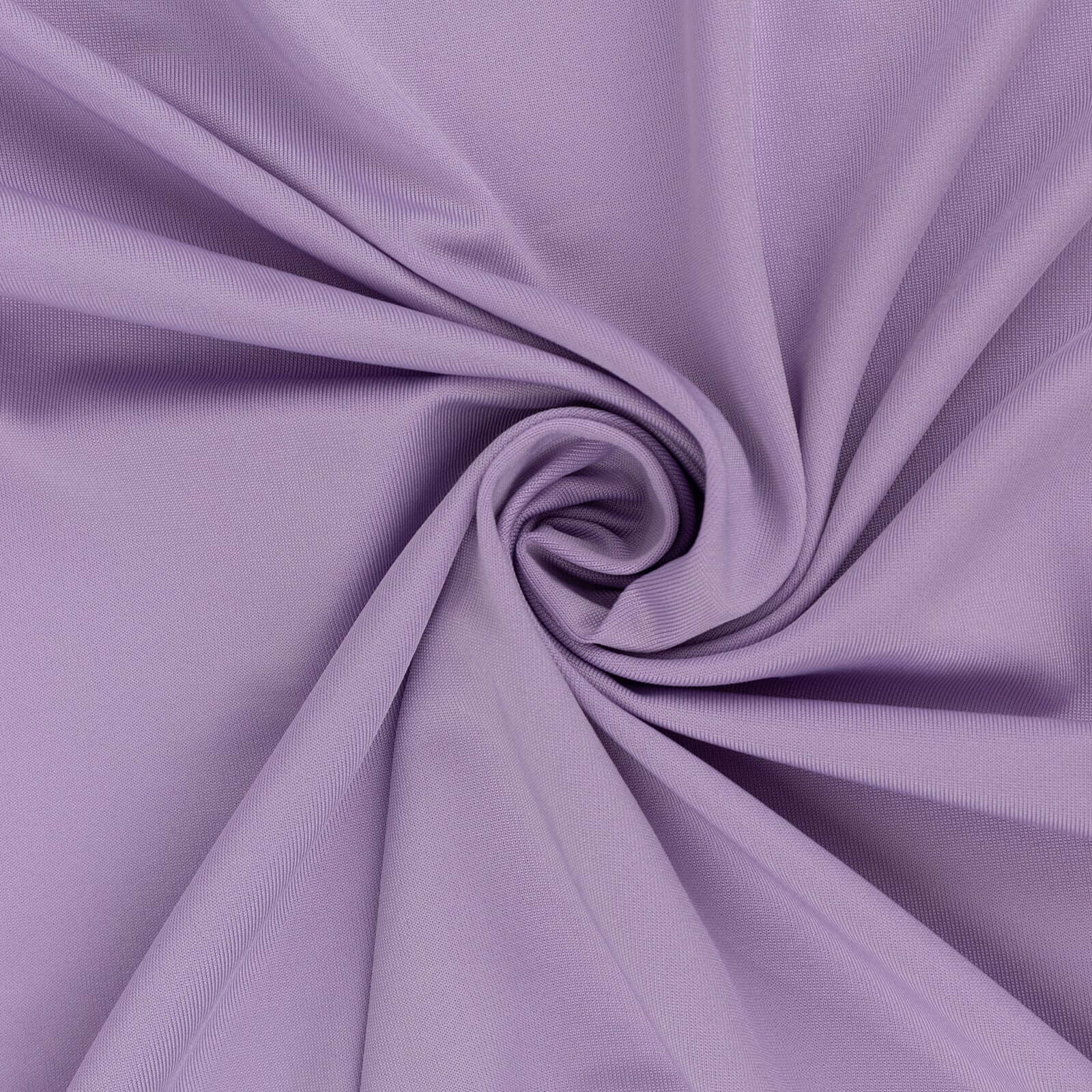 Premium Lavender Spandex 4-Way Stretch Fabric Roll for DIY Crafts - 60 Inches by 10 Yards