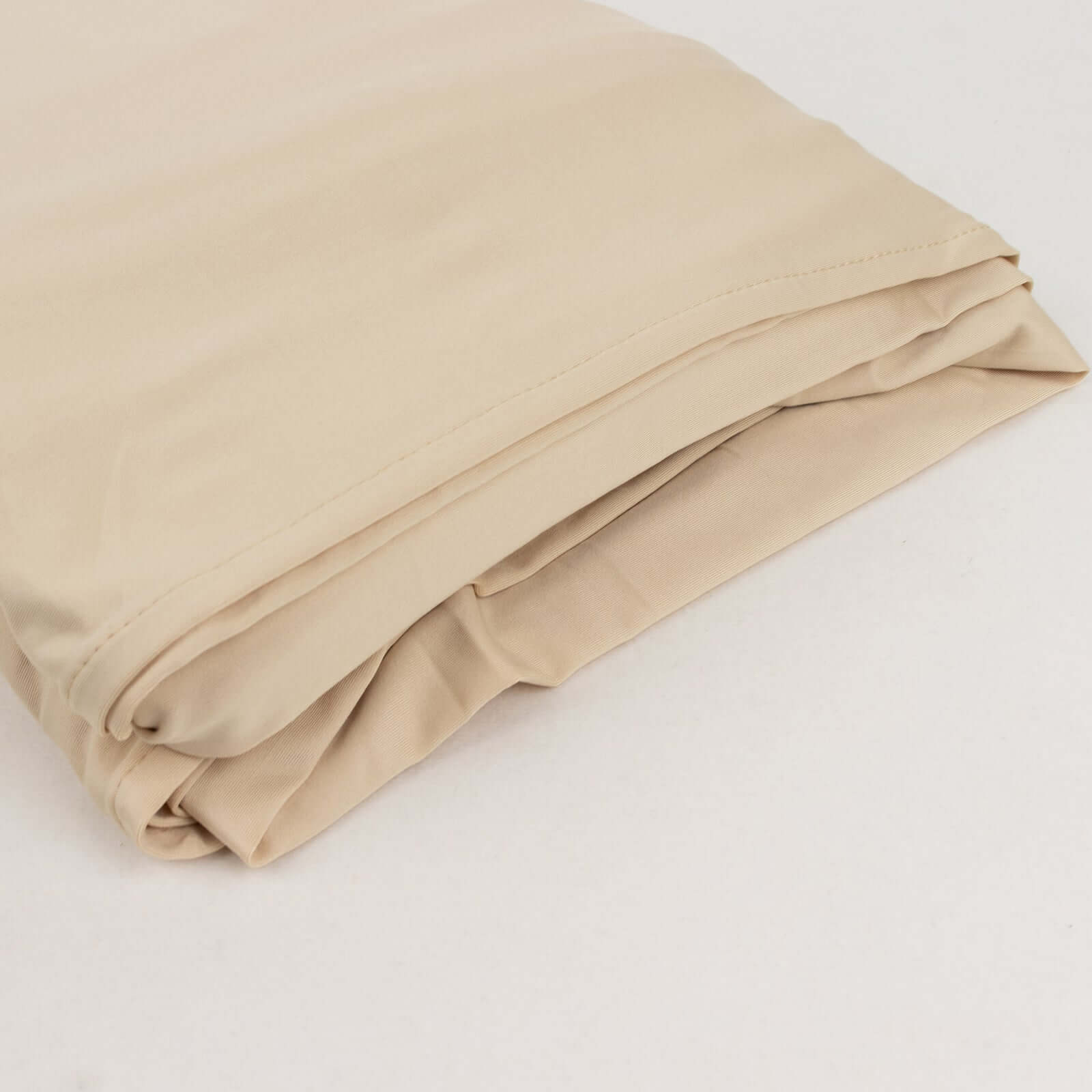 Hot Deal! 60x10 Yards Beige Spandex 4-Way Stretch Fabric Roll for DIY Crafts