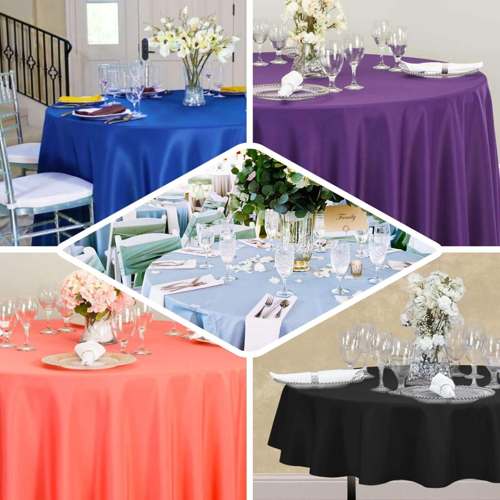 90-Inch Sage Green Premium Polyester Round Tablecloth - Stain & Wrinkle Resistant, 220GSM