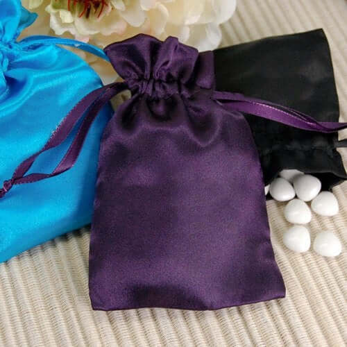 Hot Sale! 12-Piece Set of 4x6 Ivory Satin Drawstring Bags for Wedding and Party Favors