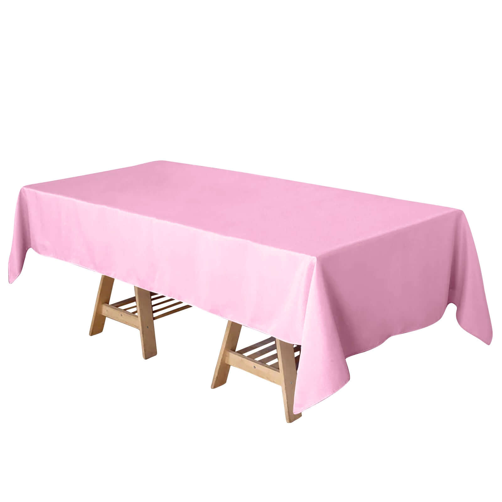 Pink 60x102 Rectangle Polyester Tablecloth - Durable and Elegant Table Cover